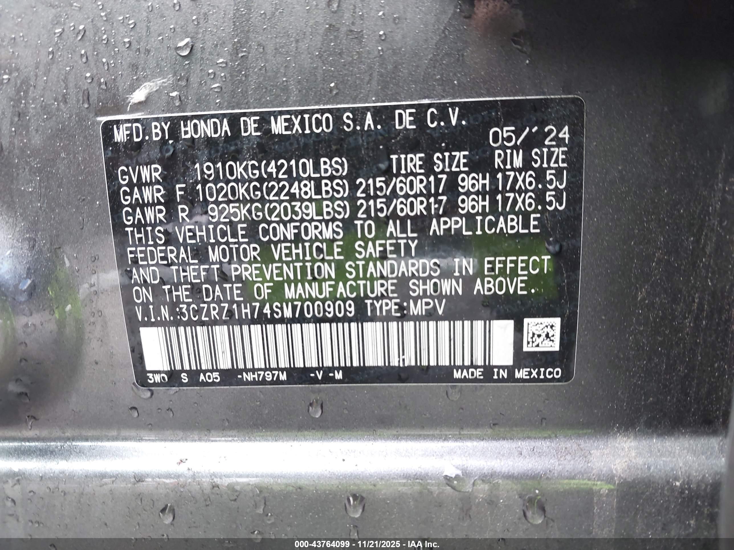 HONDA HR-V image 9