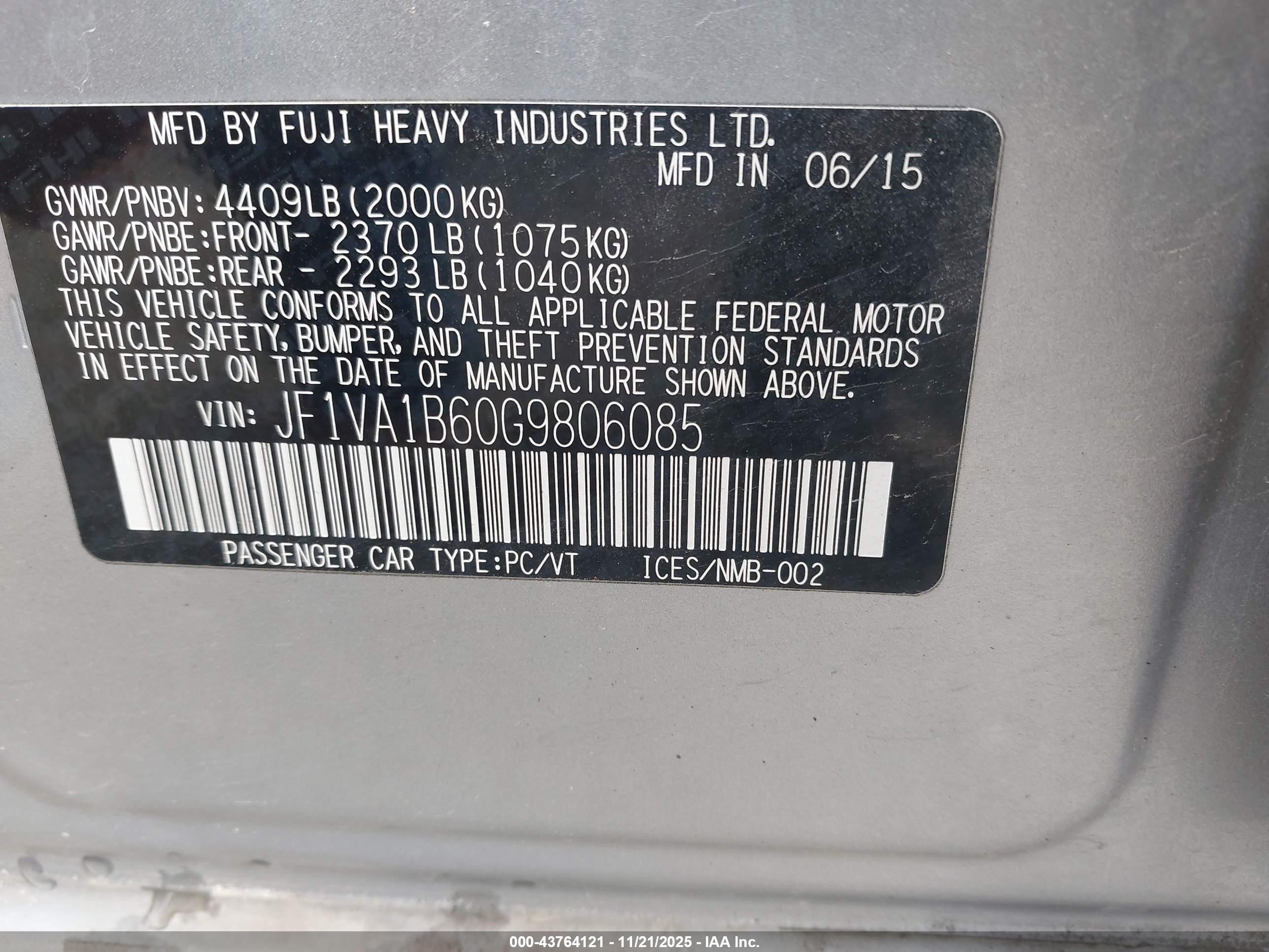 SUBARU WRX image 9