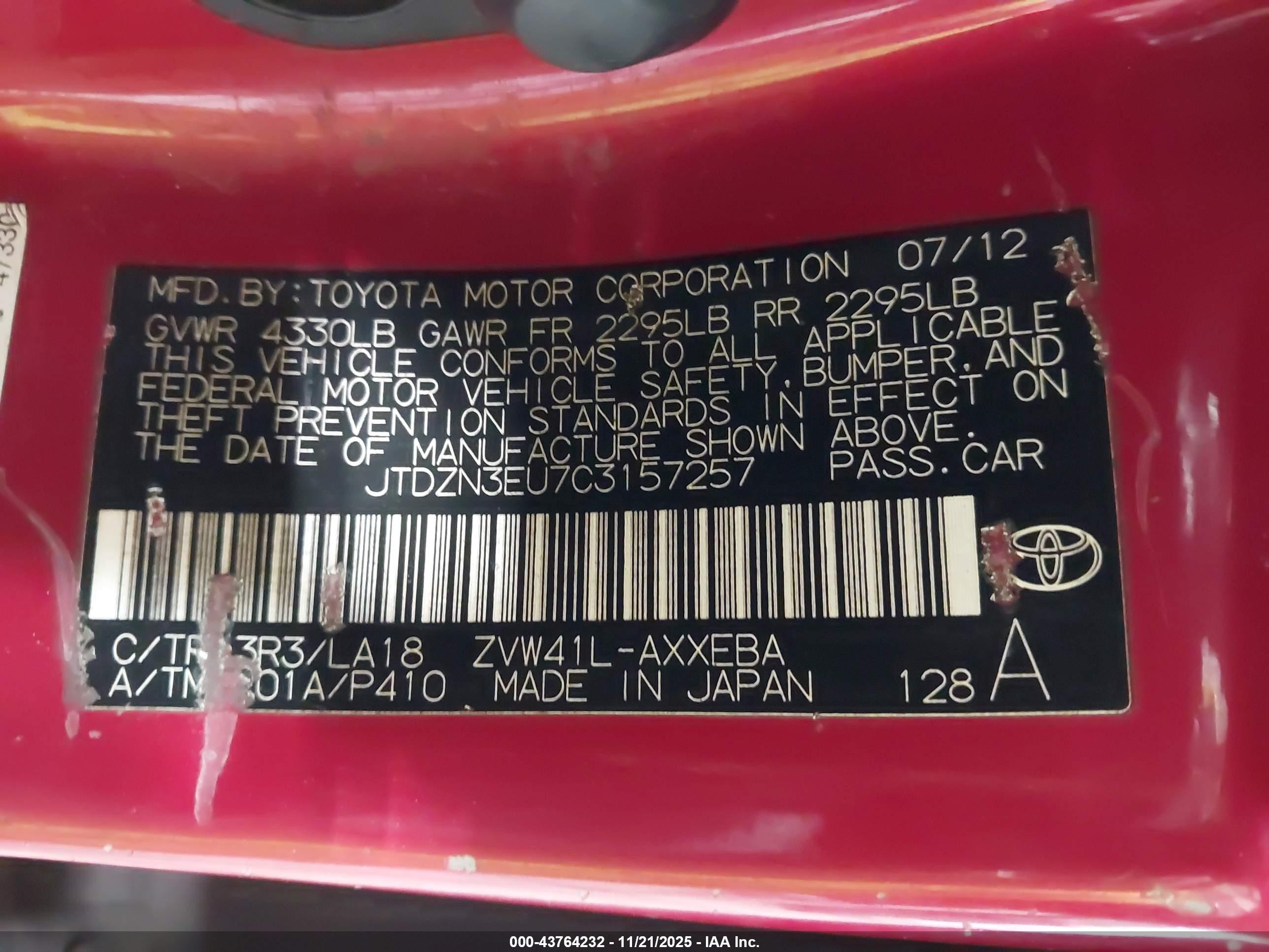 TOYOTA PRIUS image 9