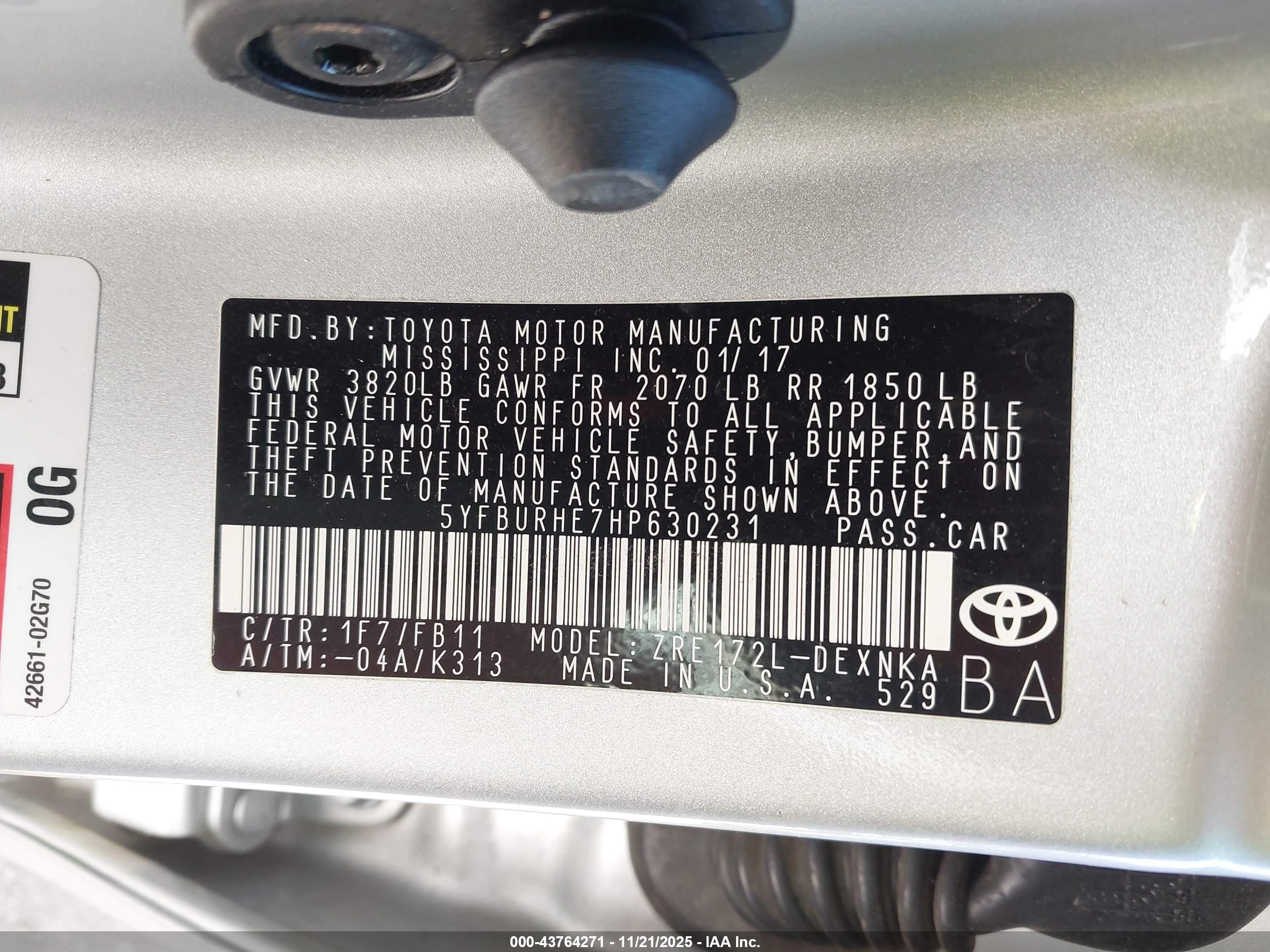 TOYOTA COROLLA image 9