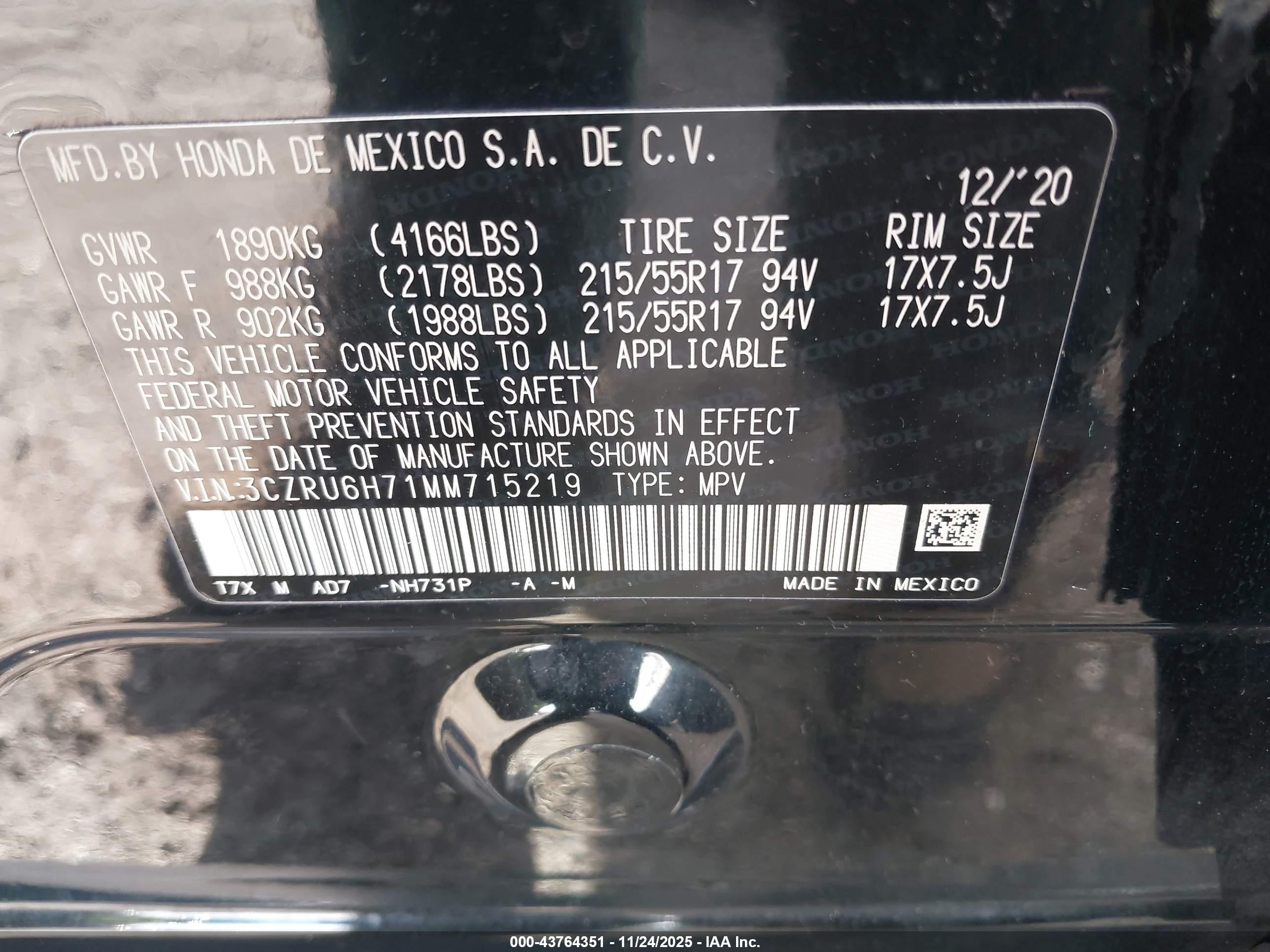 HONDA HR-V image 9