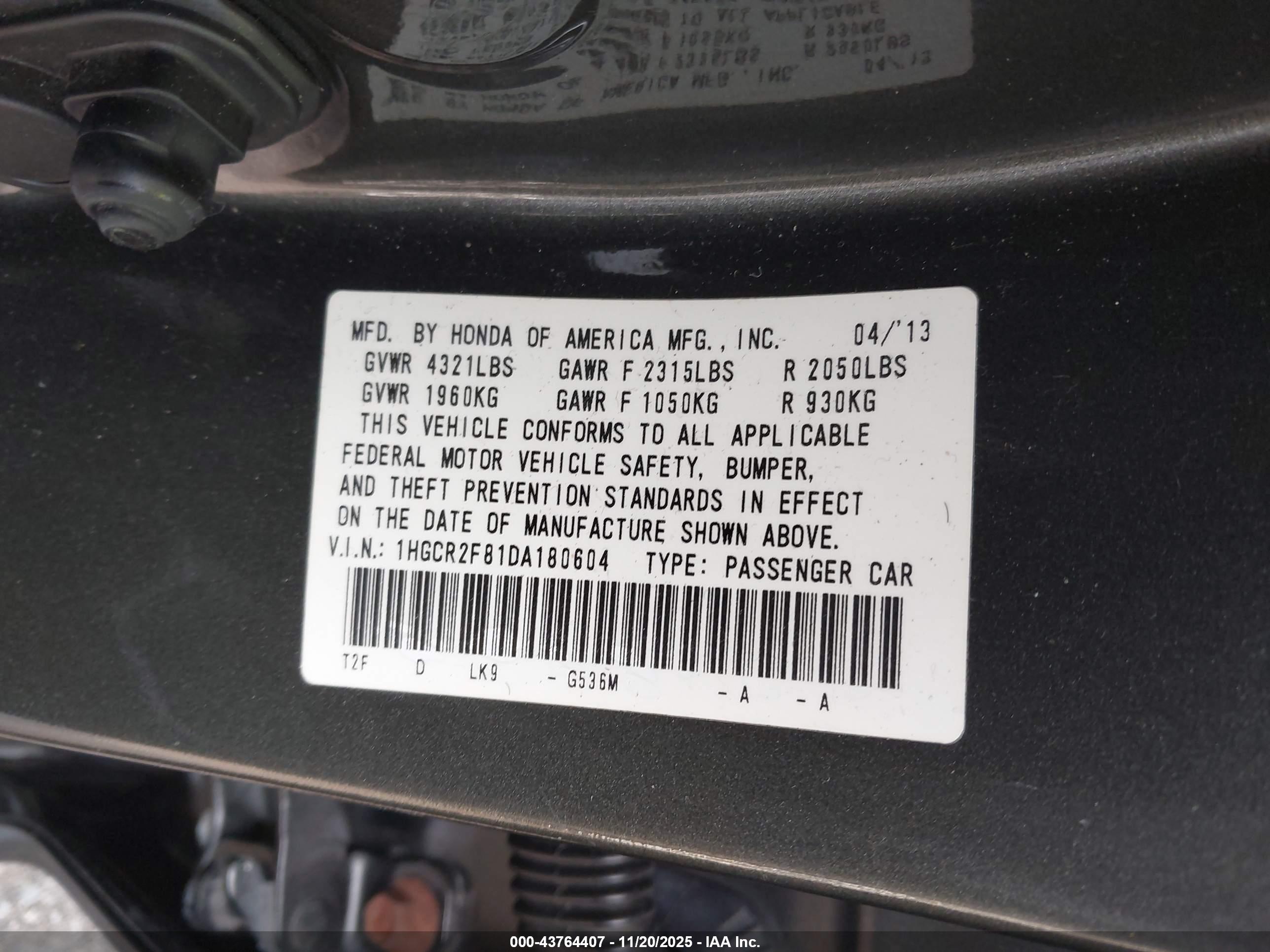 HONDA ACCORD image 9