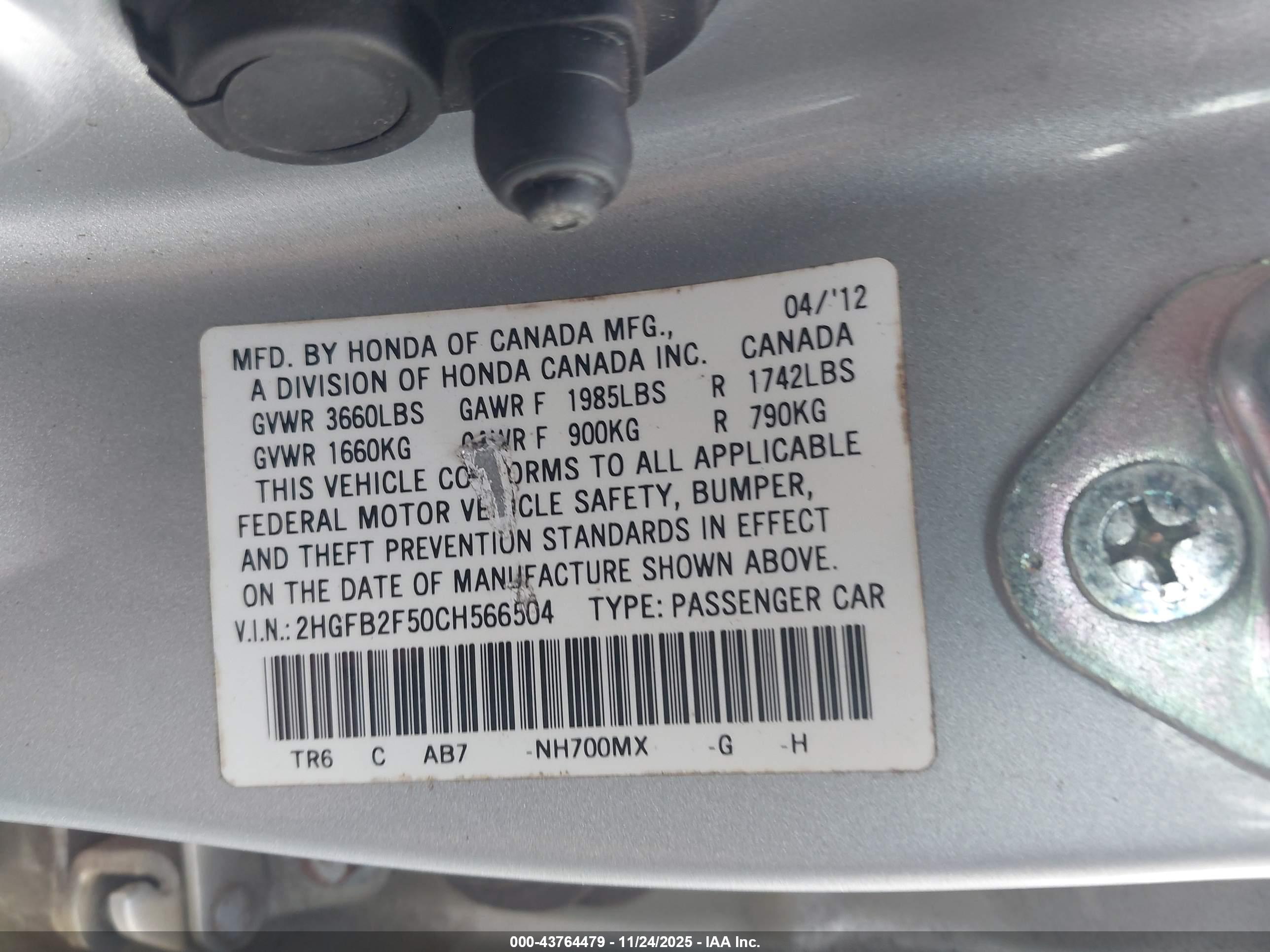 HONDA CIVIC image 9