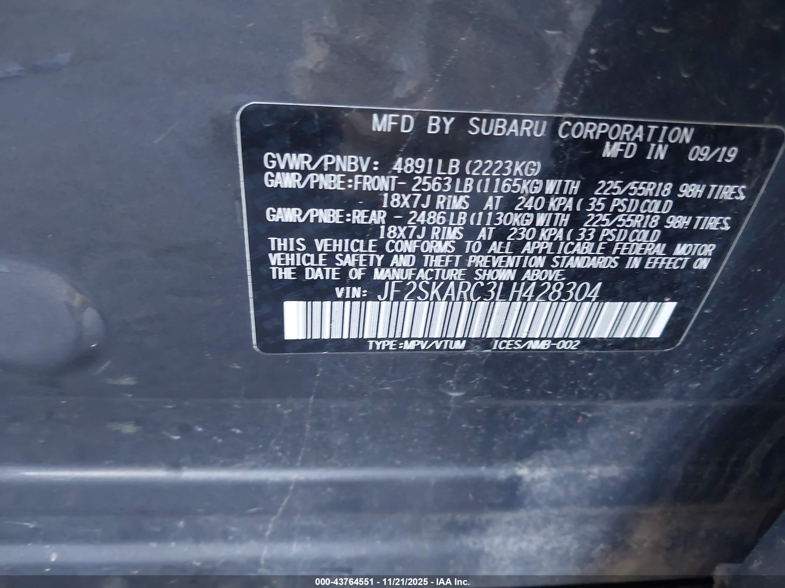 SUBARU FORESTER image 9