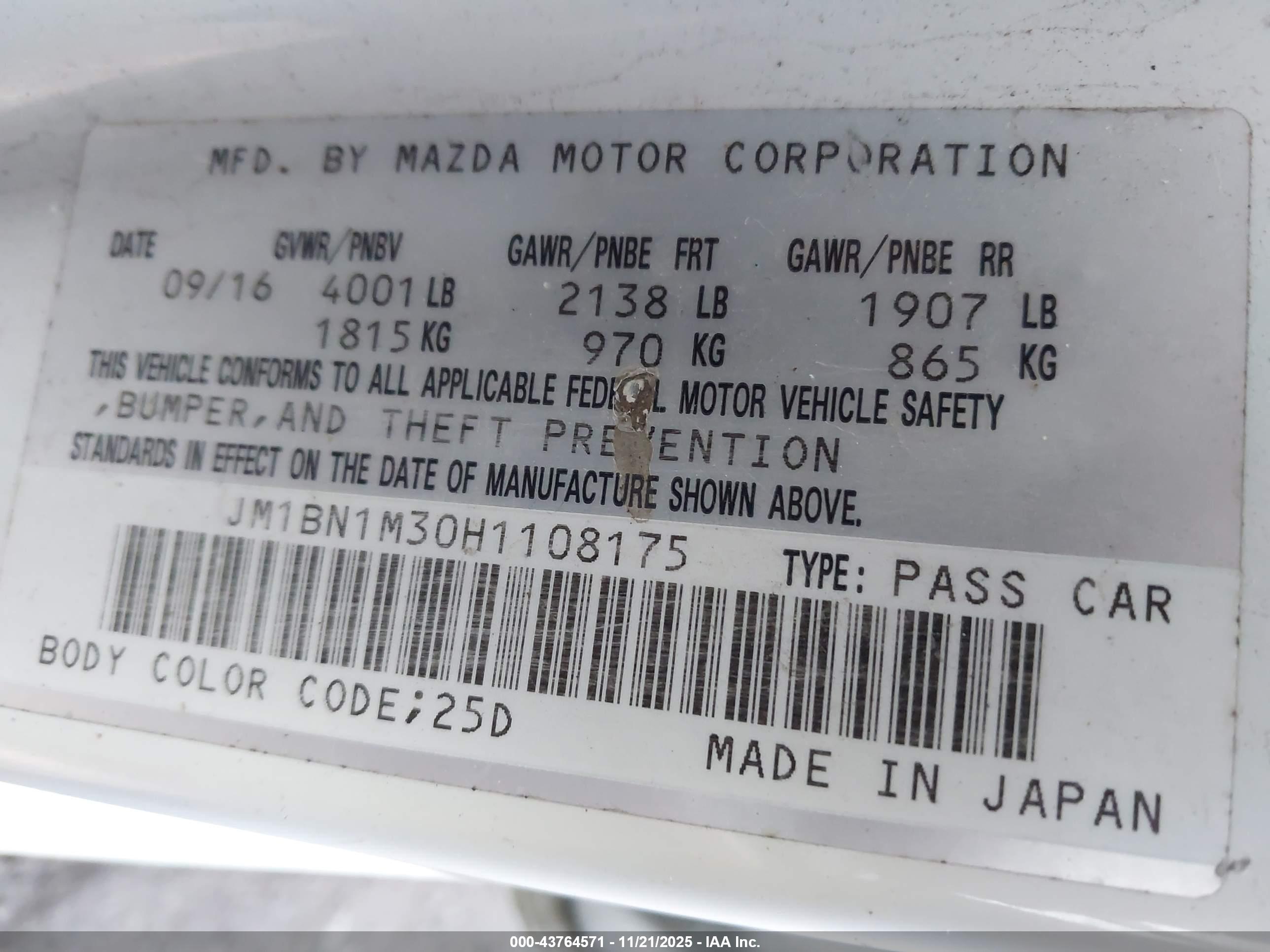 MAZDA MAZDA3 image 9