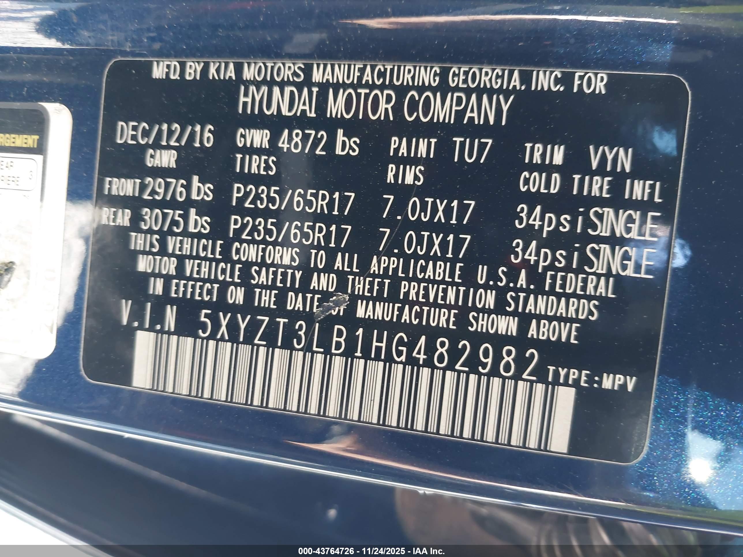 HYUNDAI SANTA image 9