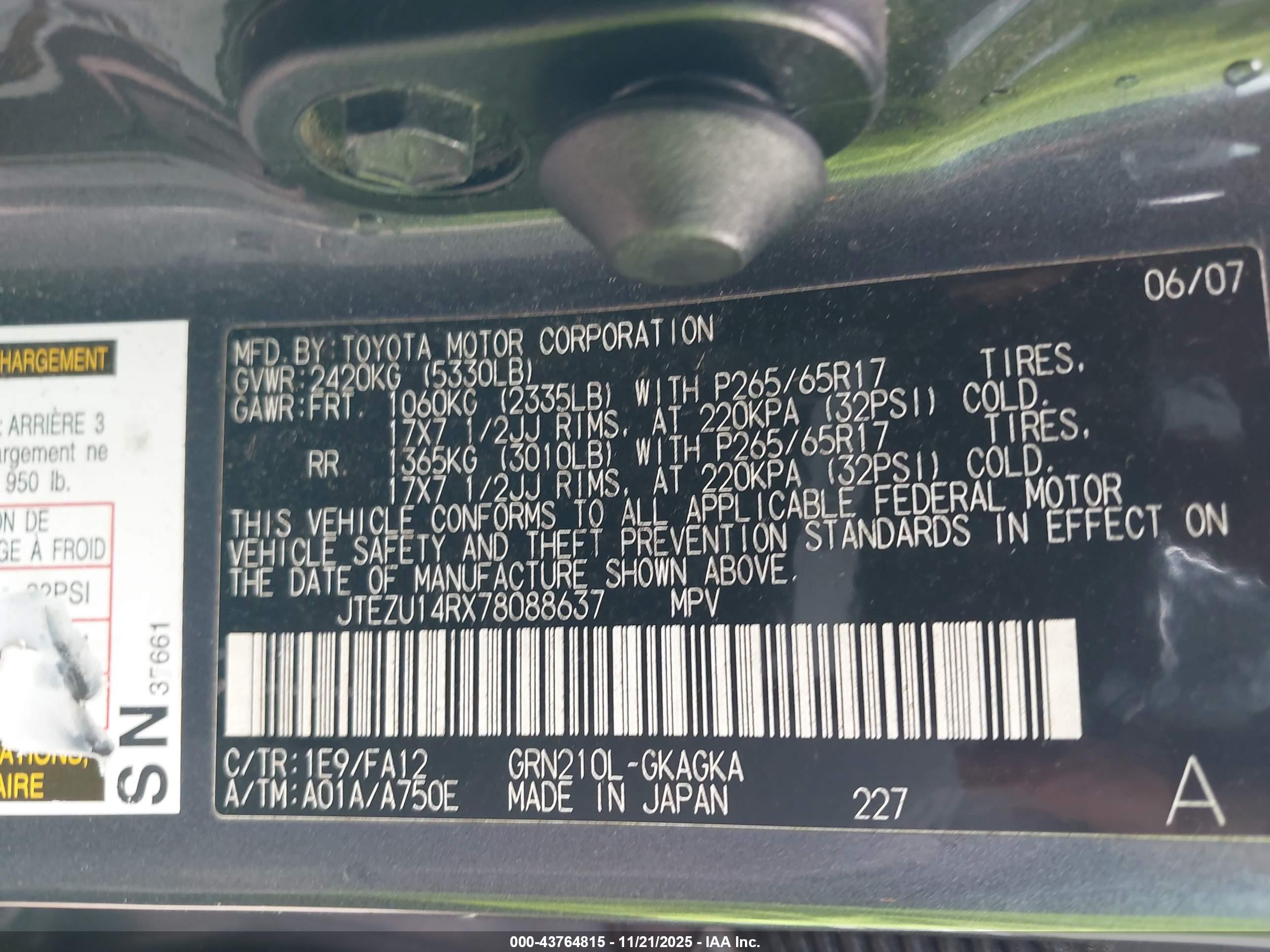 TOYOTA 4RUNNER image 9