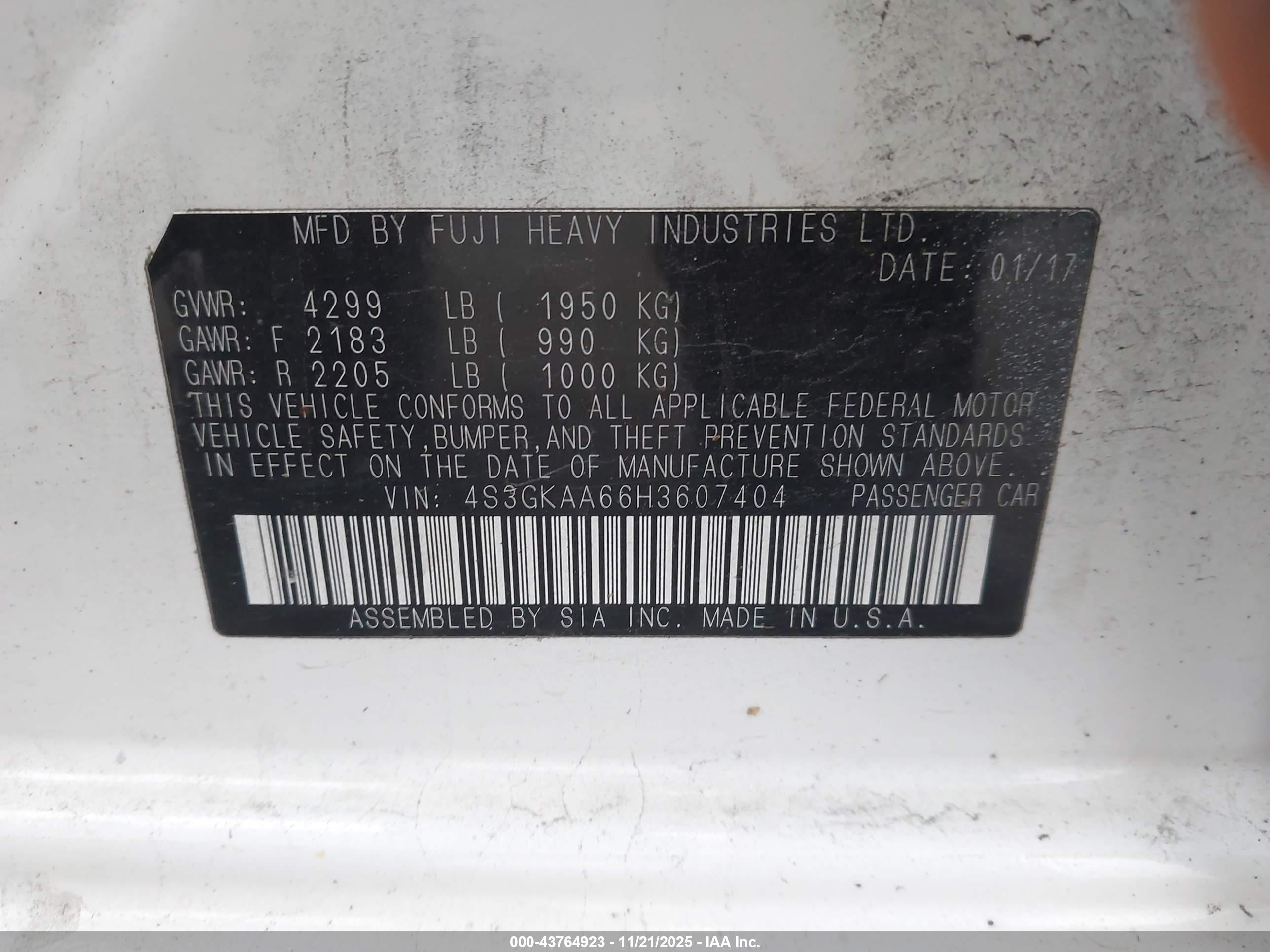 SUBARU IMPREZA image 9