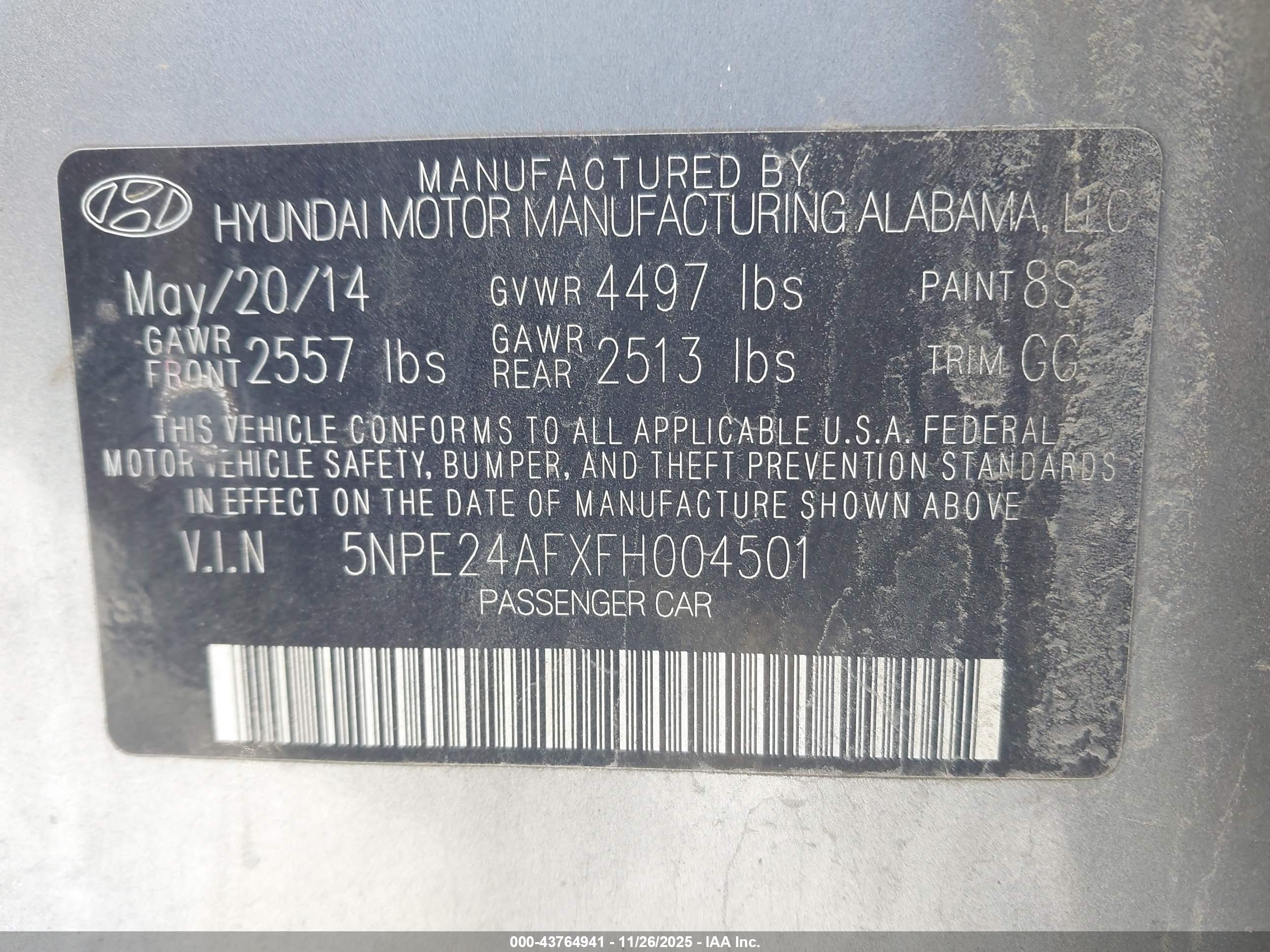 HYUNDAI SONATA image 9