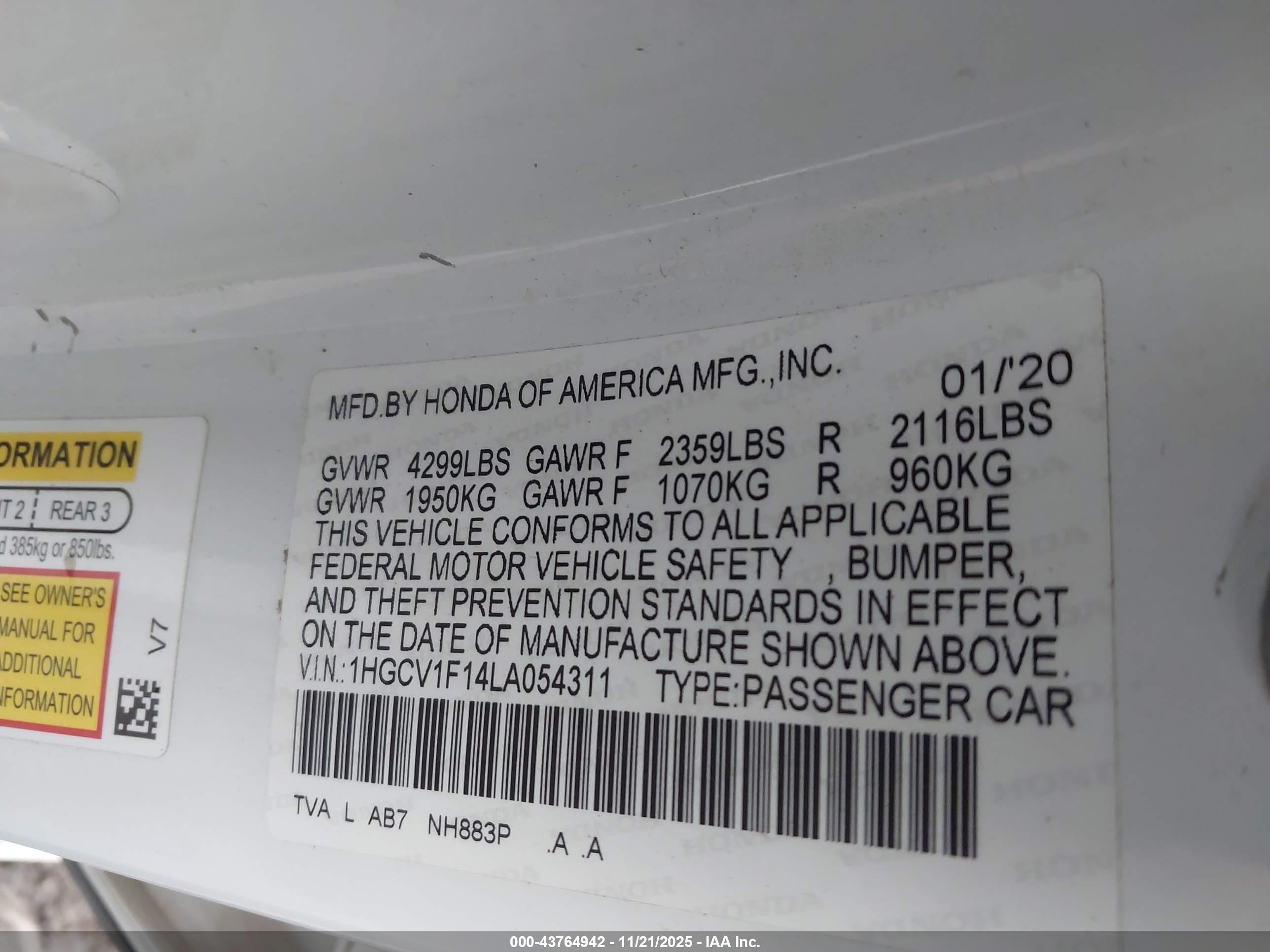 HONDA ACCORD image 9