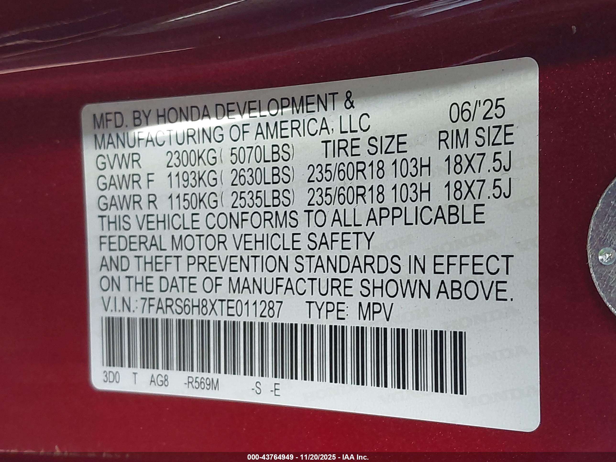 HONDA CR-V image 9