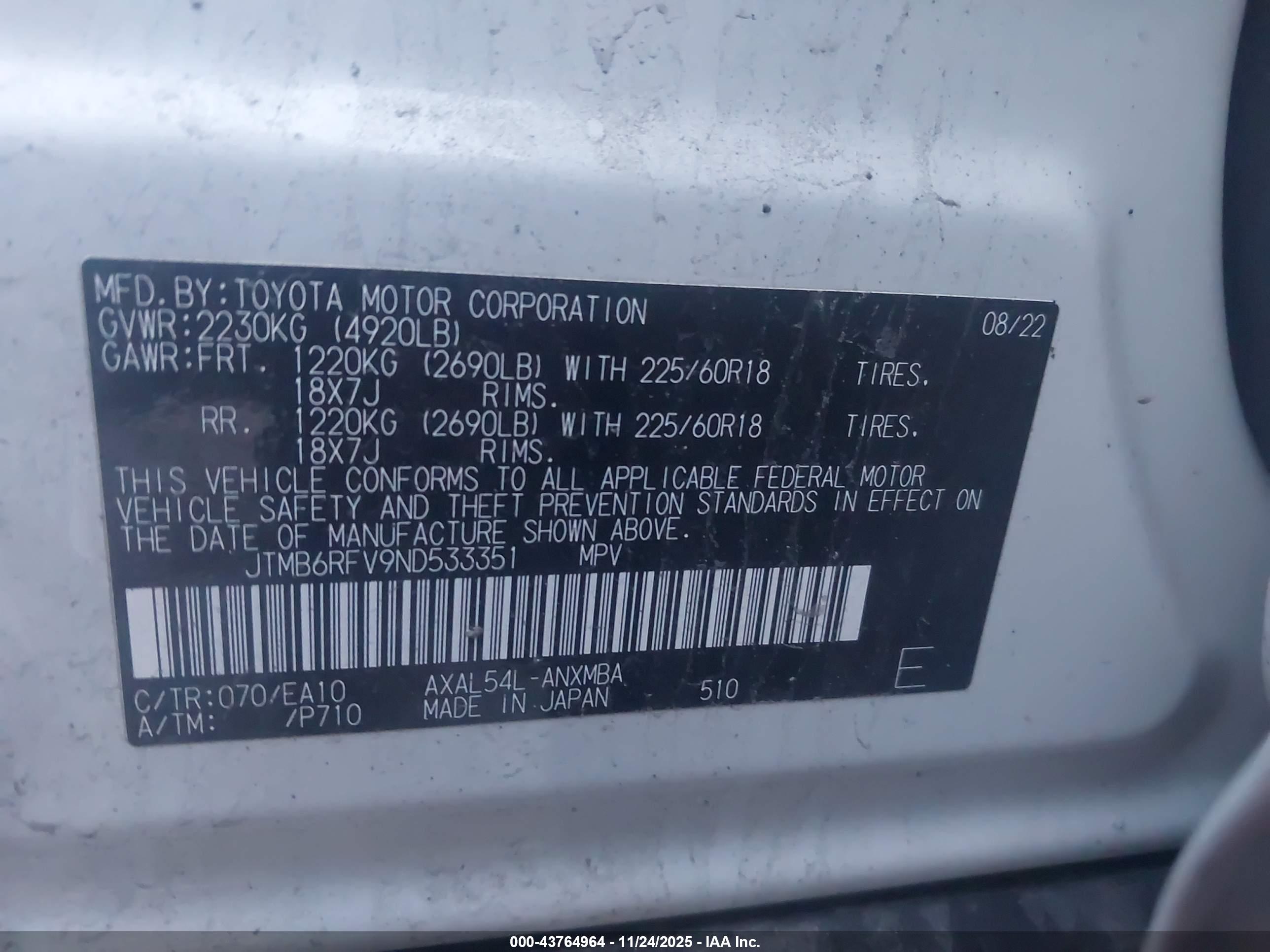 TOYOTA RAV4 image 9