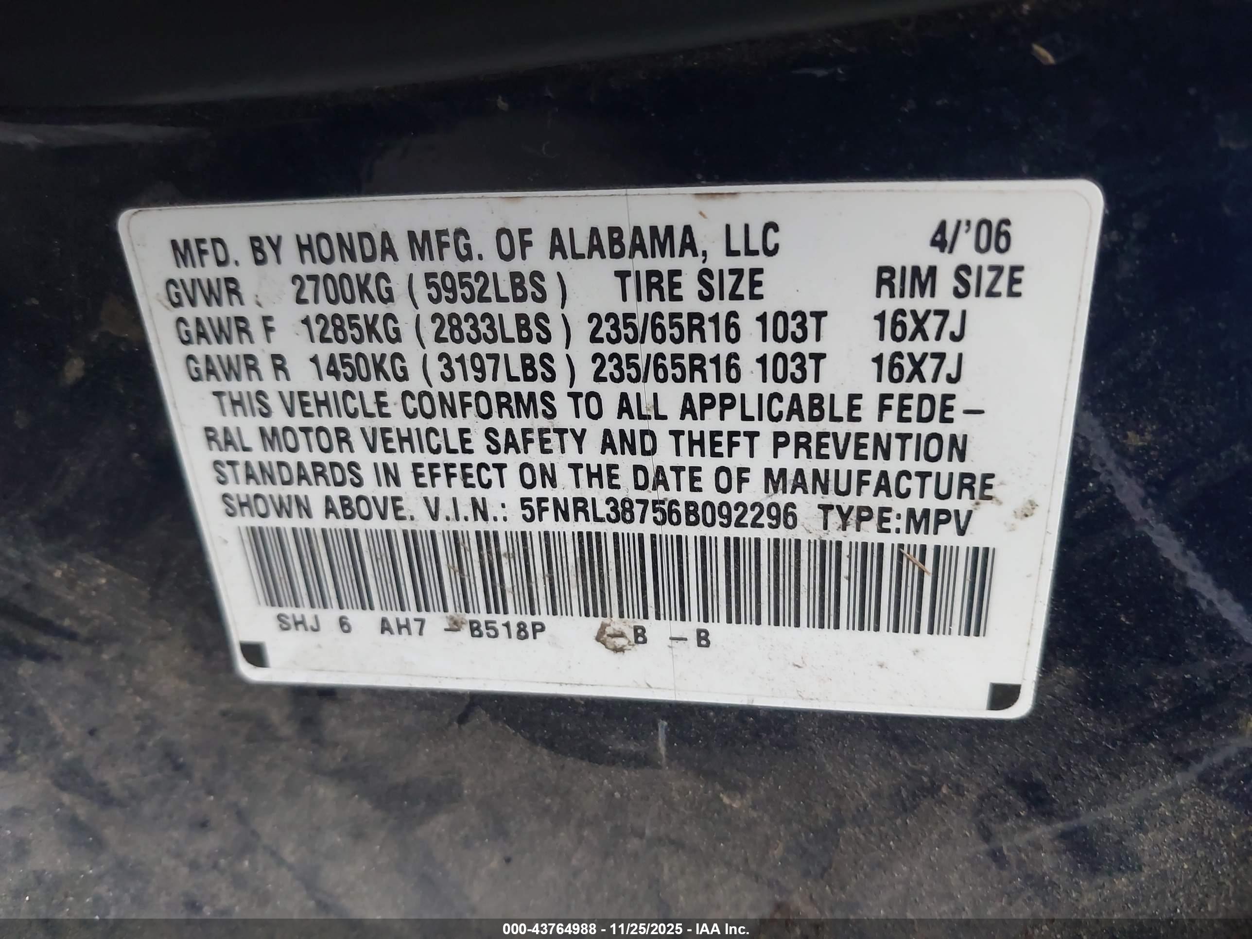 HONDA ODYSSEY image 9