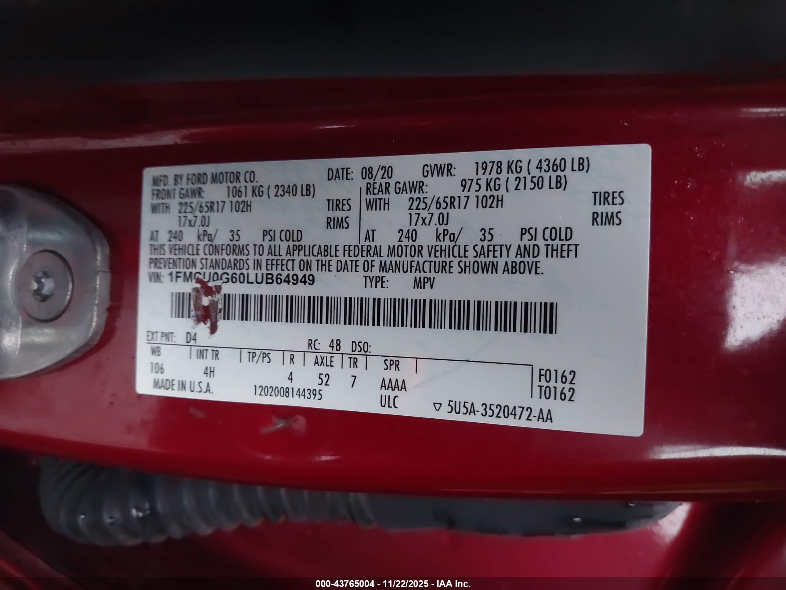 FORD ESCAPE image 9