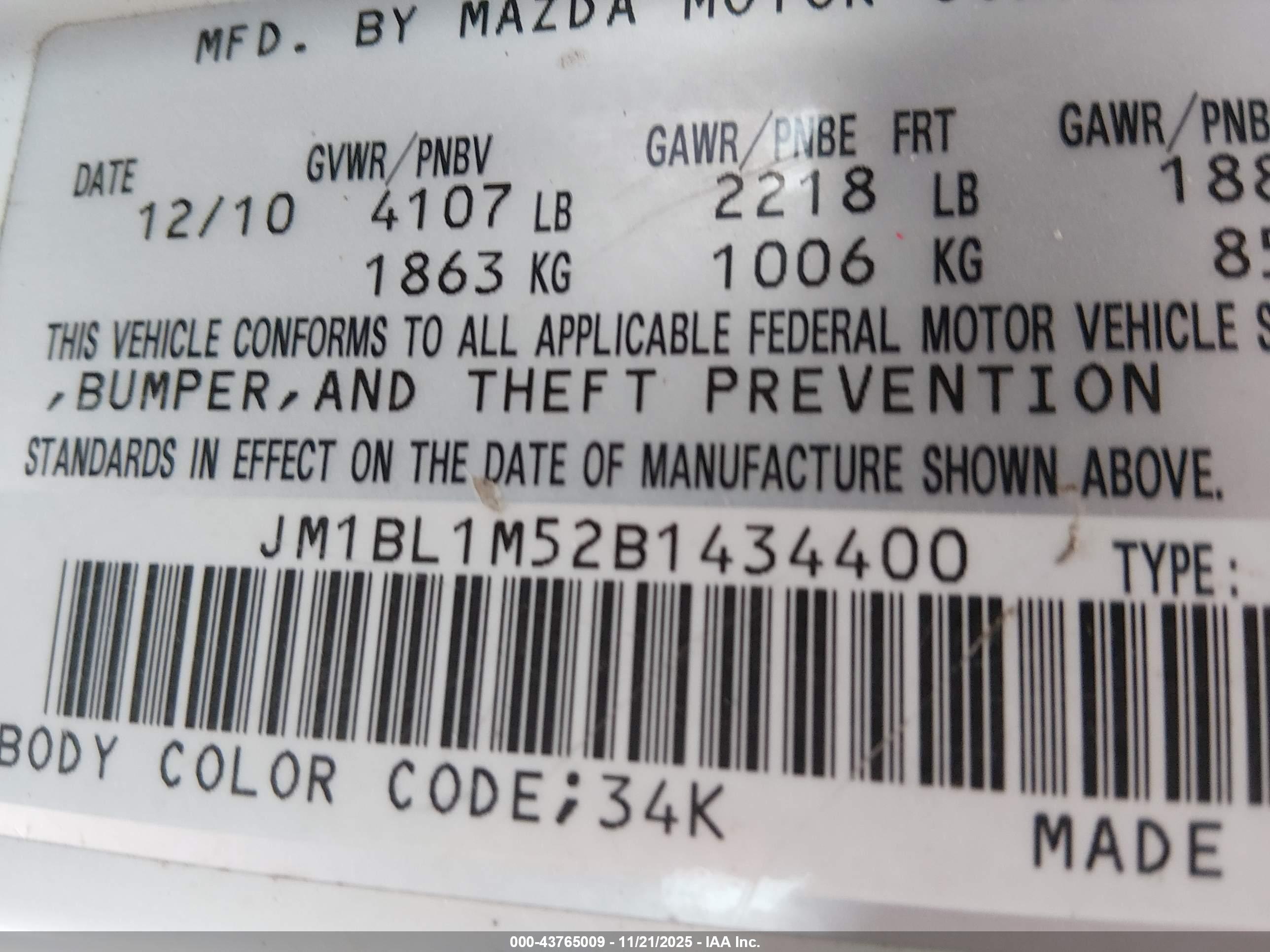 MAZDA MAZDA3 image 9