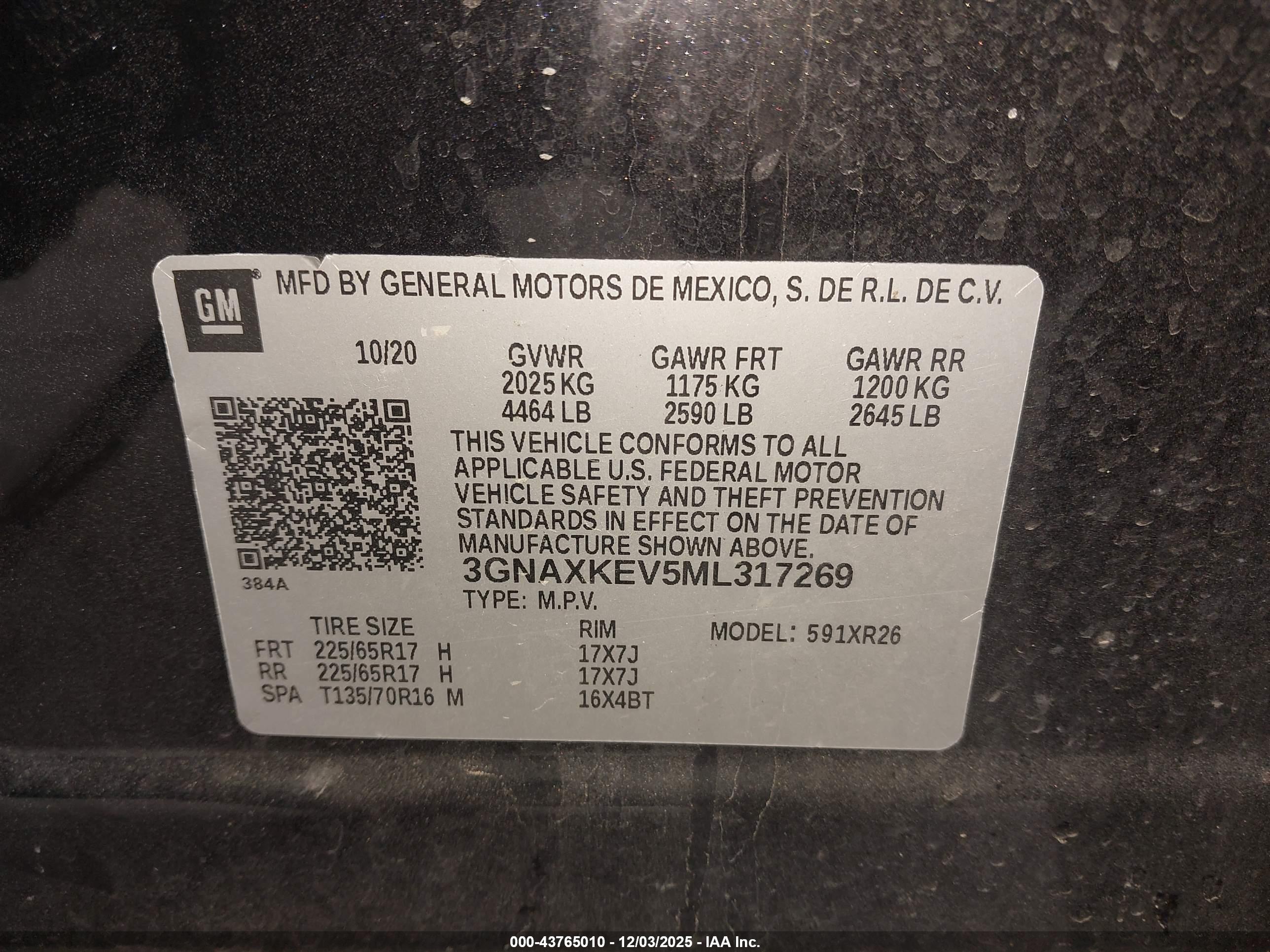 CHEVROLET EQUINOX image 9
