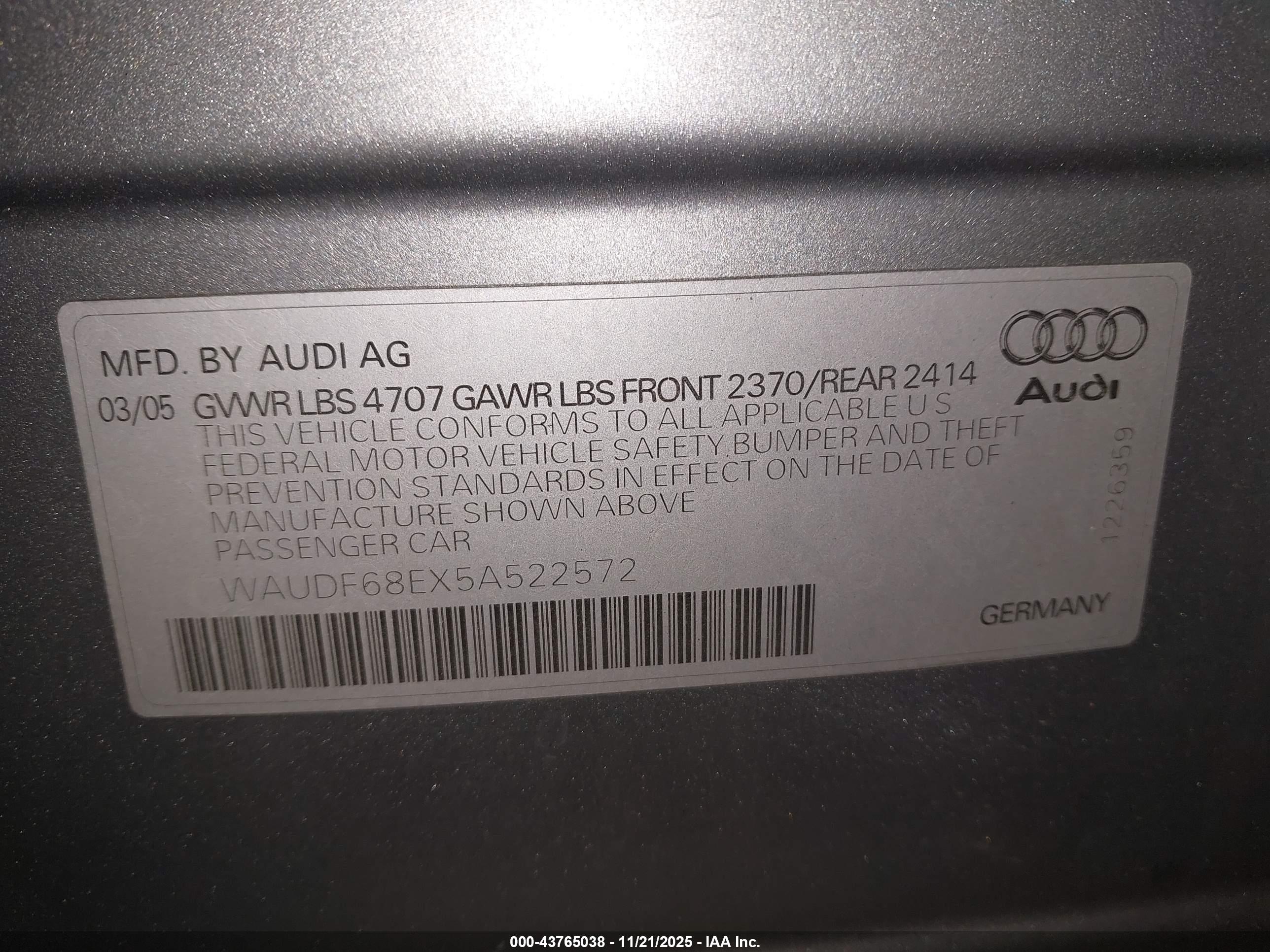 AUDI A4 image 9