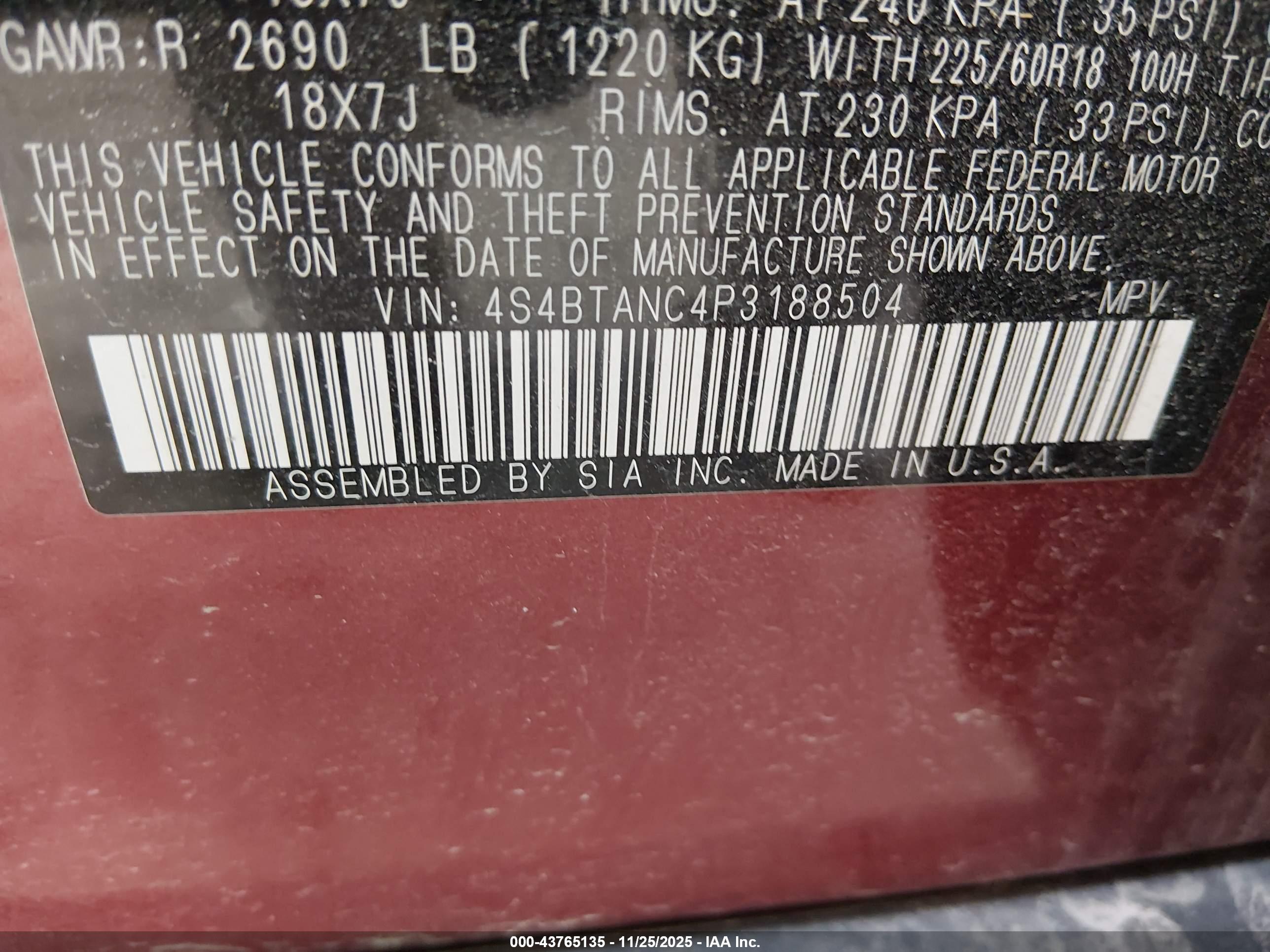 SUBARU OUTBACK image 9