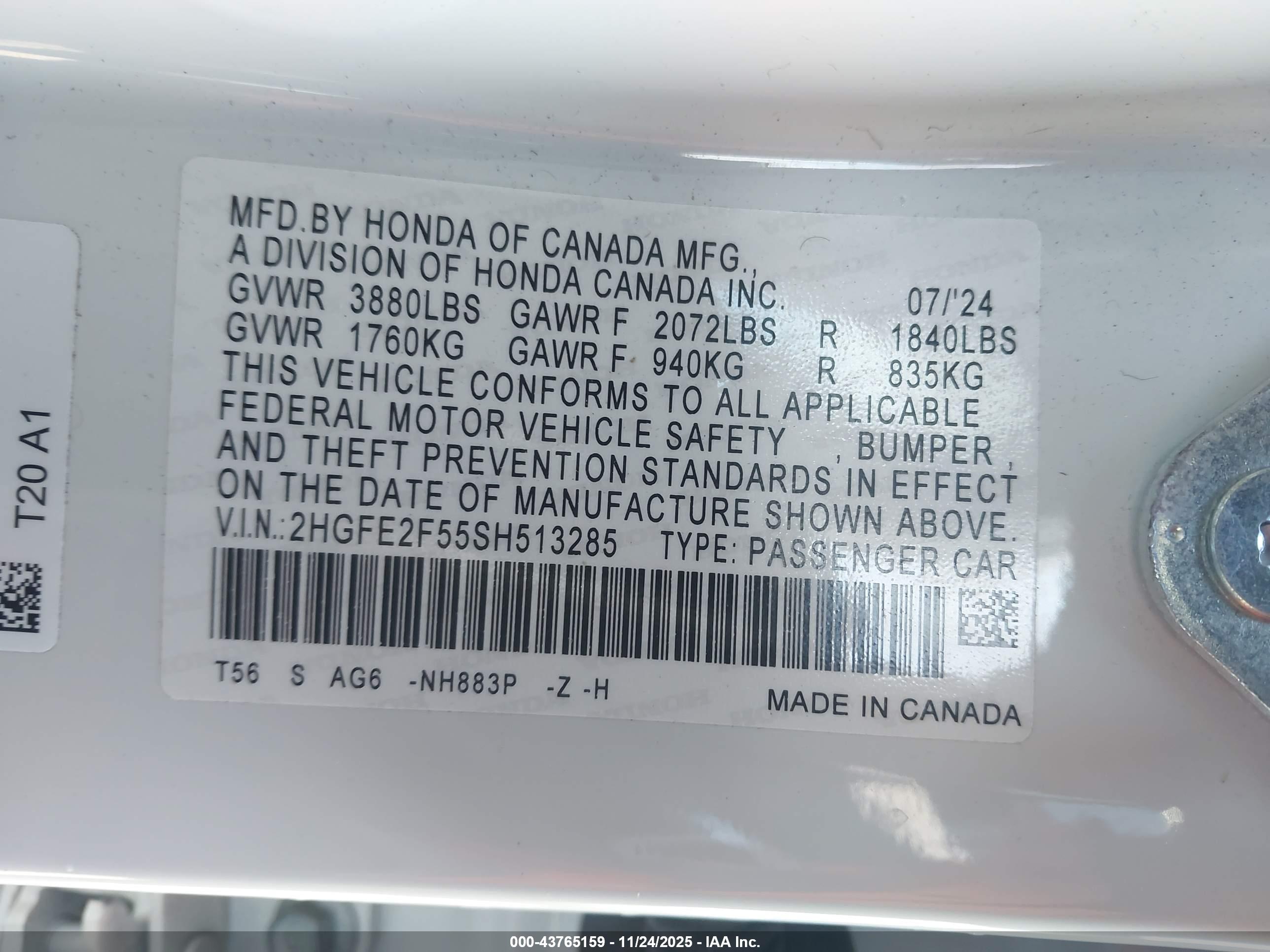 HONDA CIVIC image 9