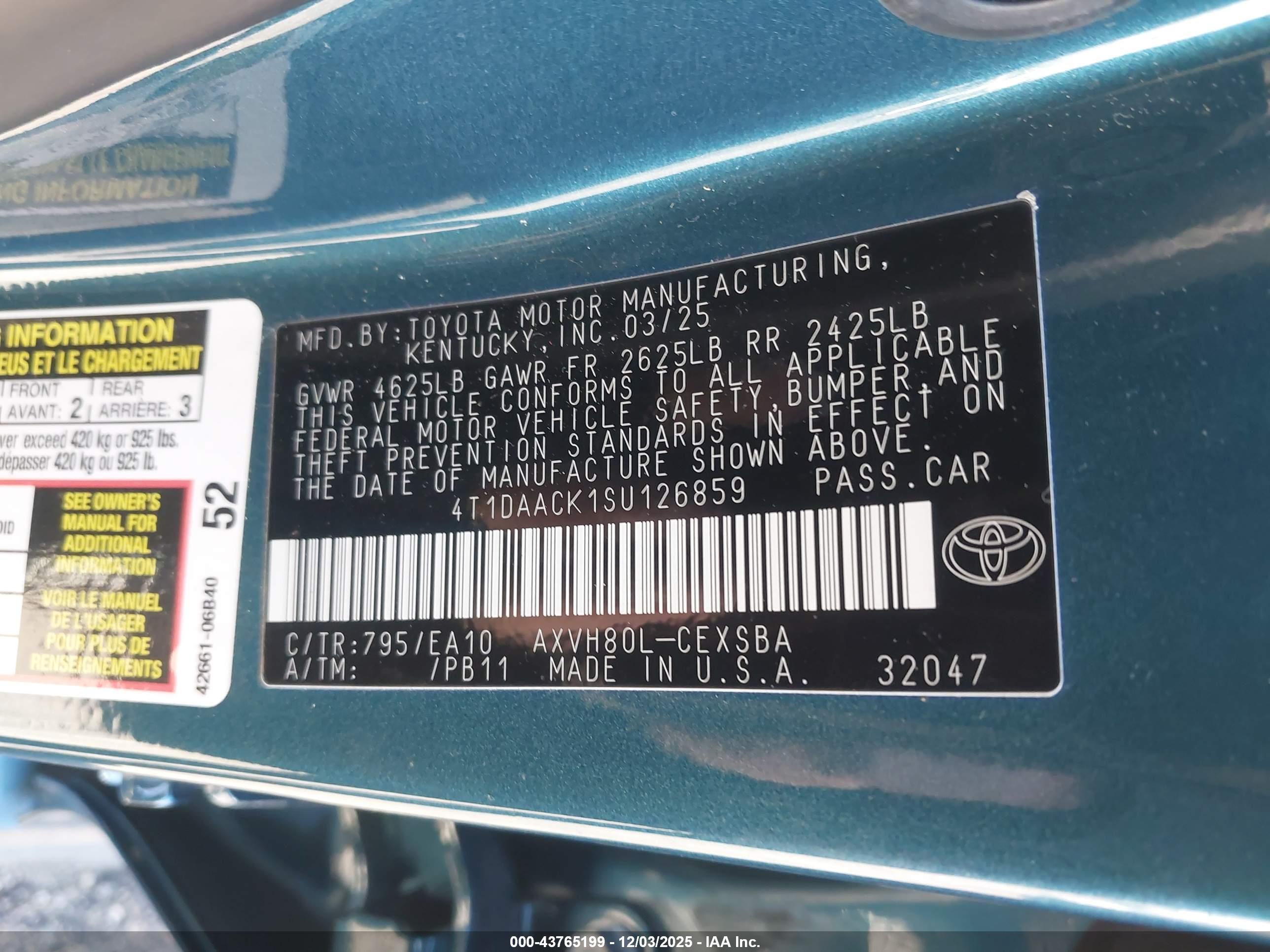TOYOTA CAMRY image 9