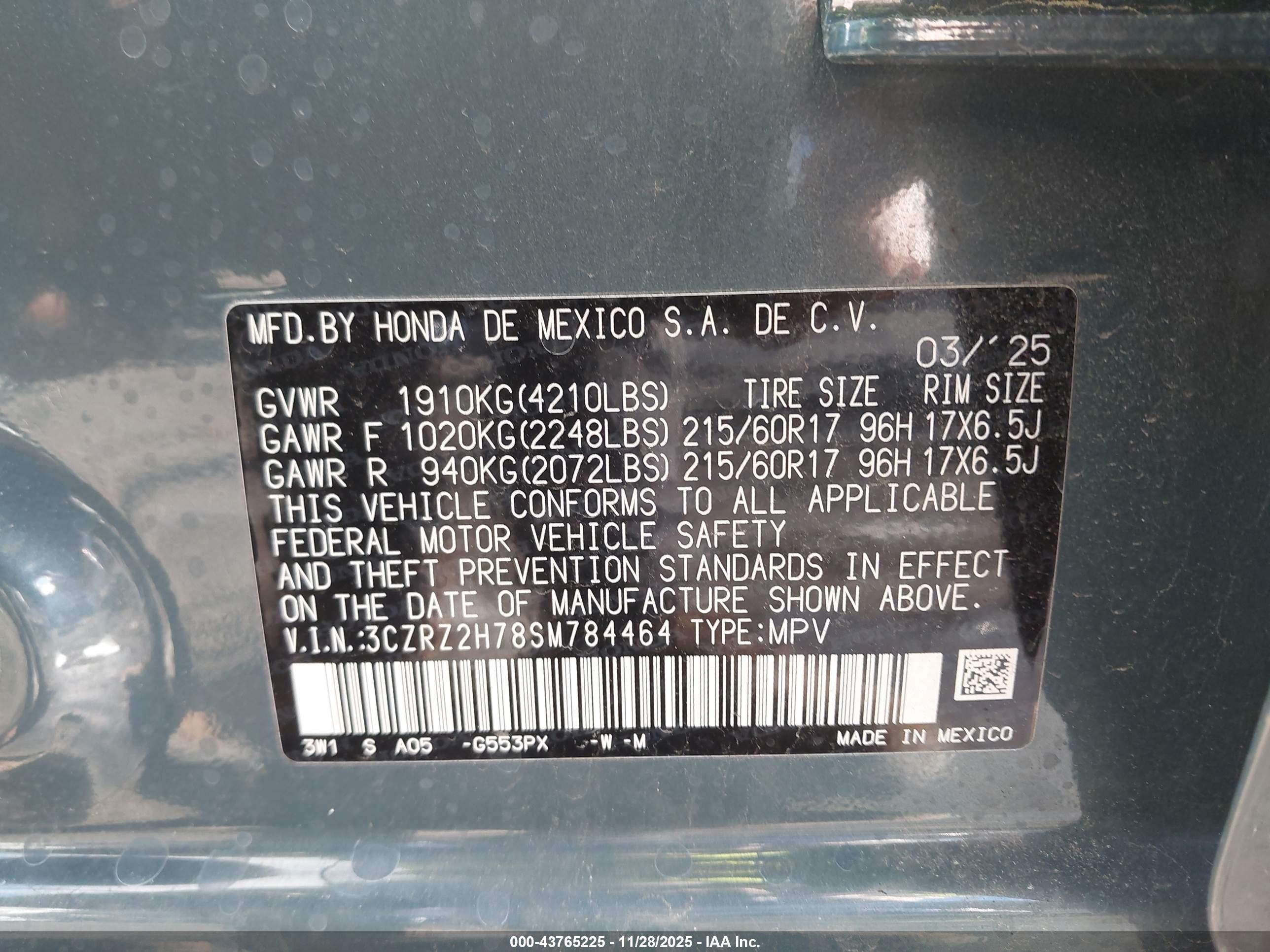 HONDA HR-V image 9
