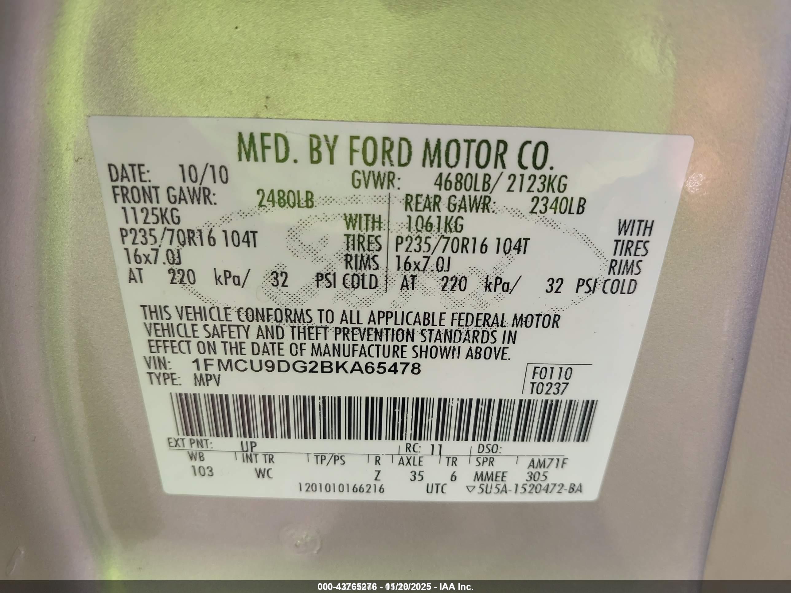 FORD ESCAPE image 9