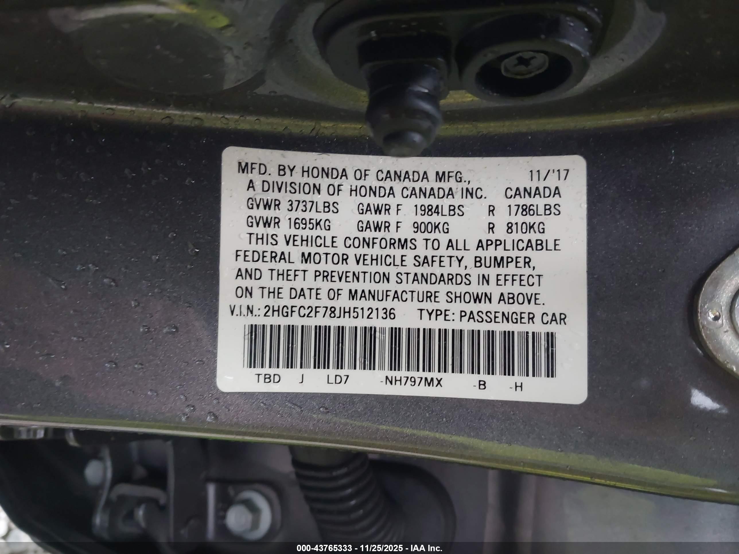 HONDA CIVIC image 9