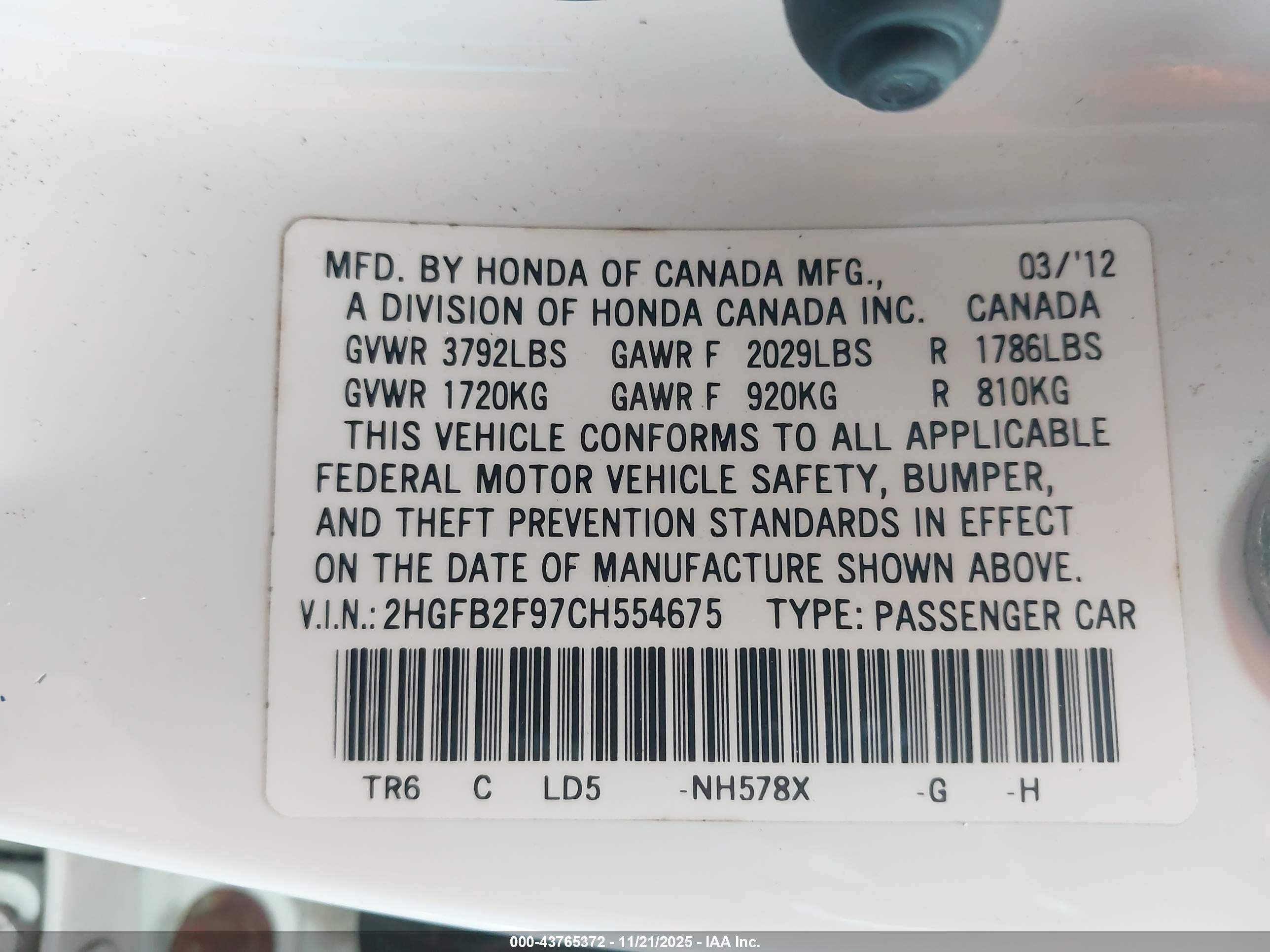 HONDA CIVIC image 9