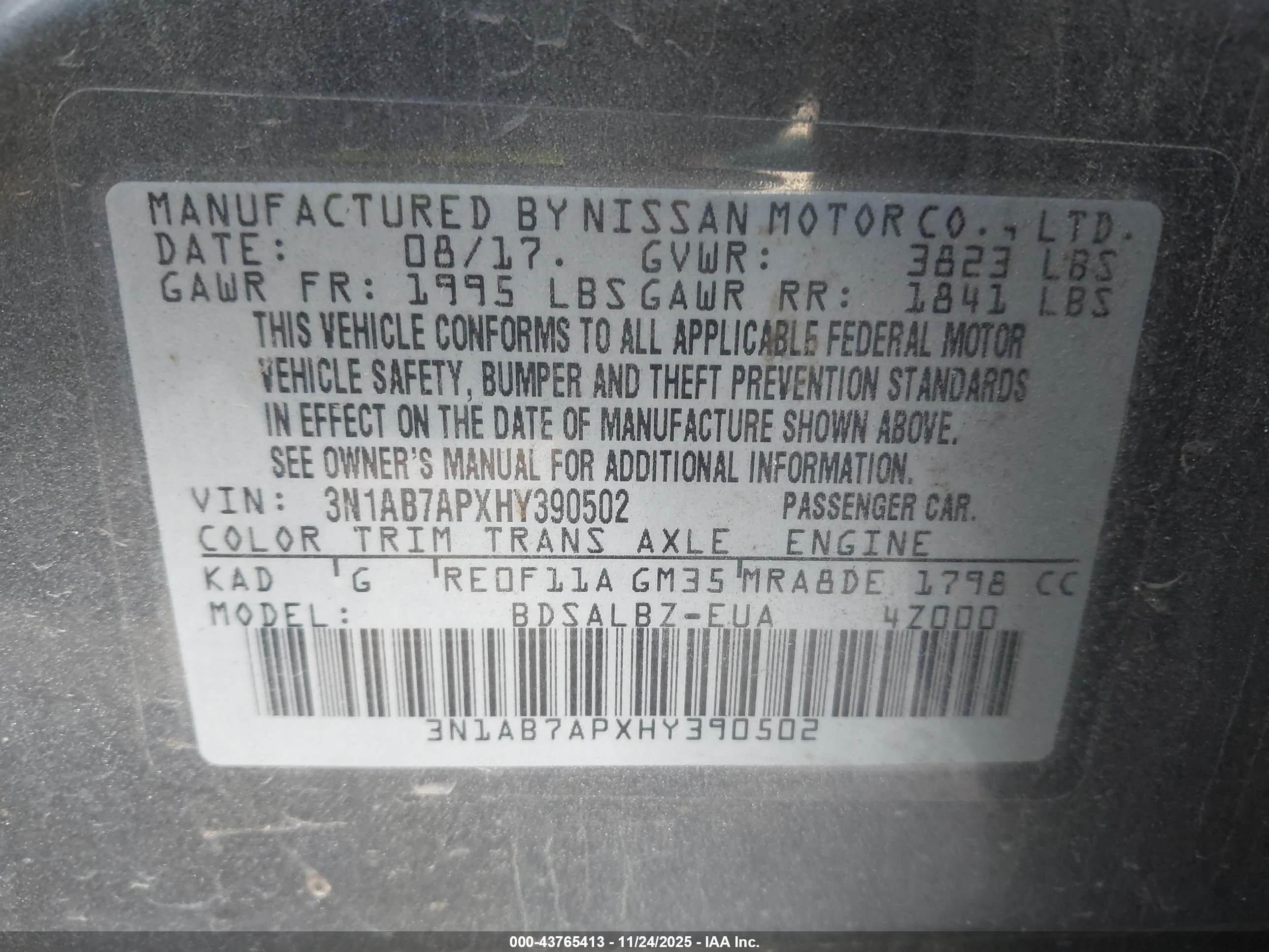 NISSAN SENTRA image 9