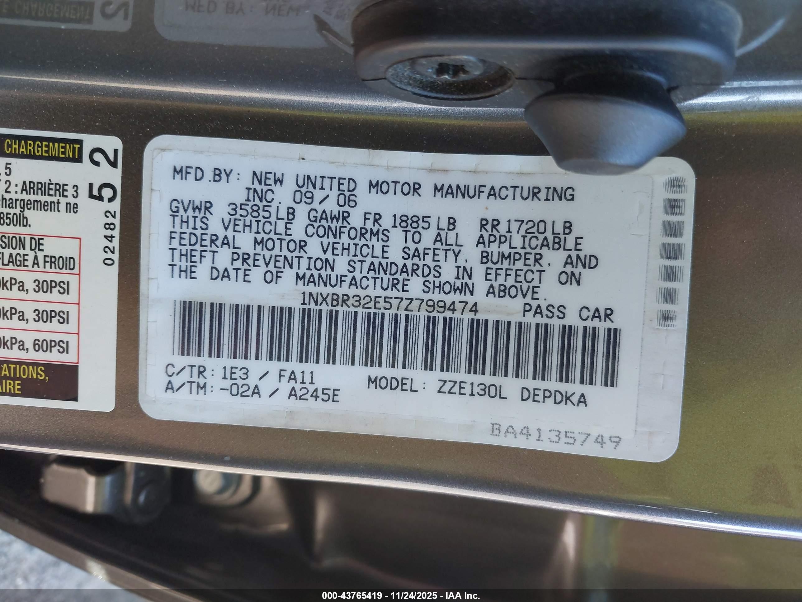 TOYOTA COROLLA image 9