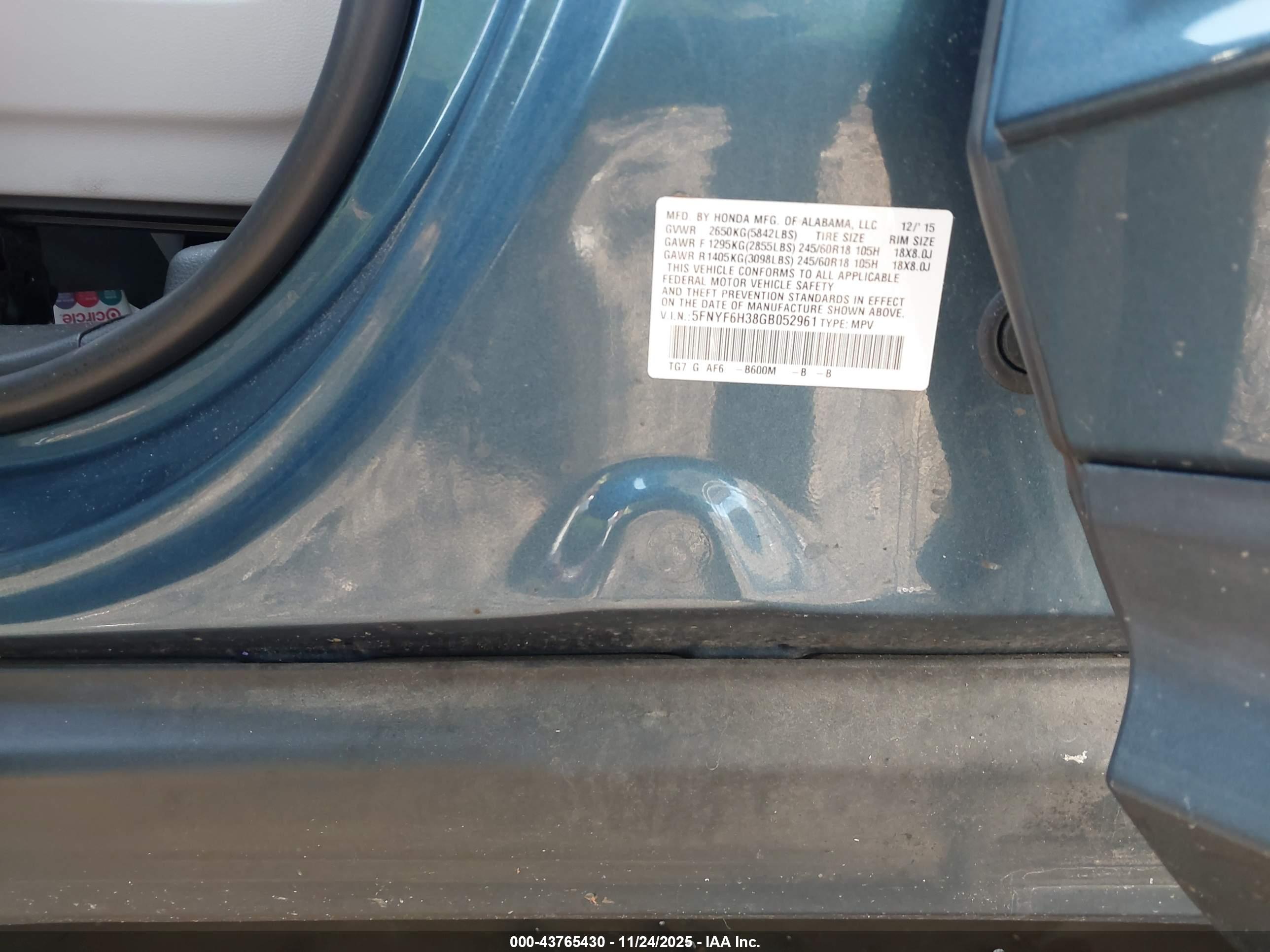 HONDA PILOT image 9