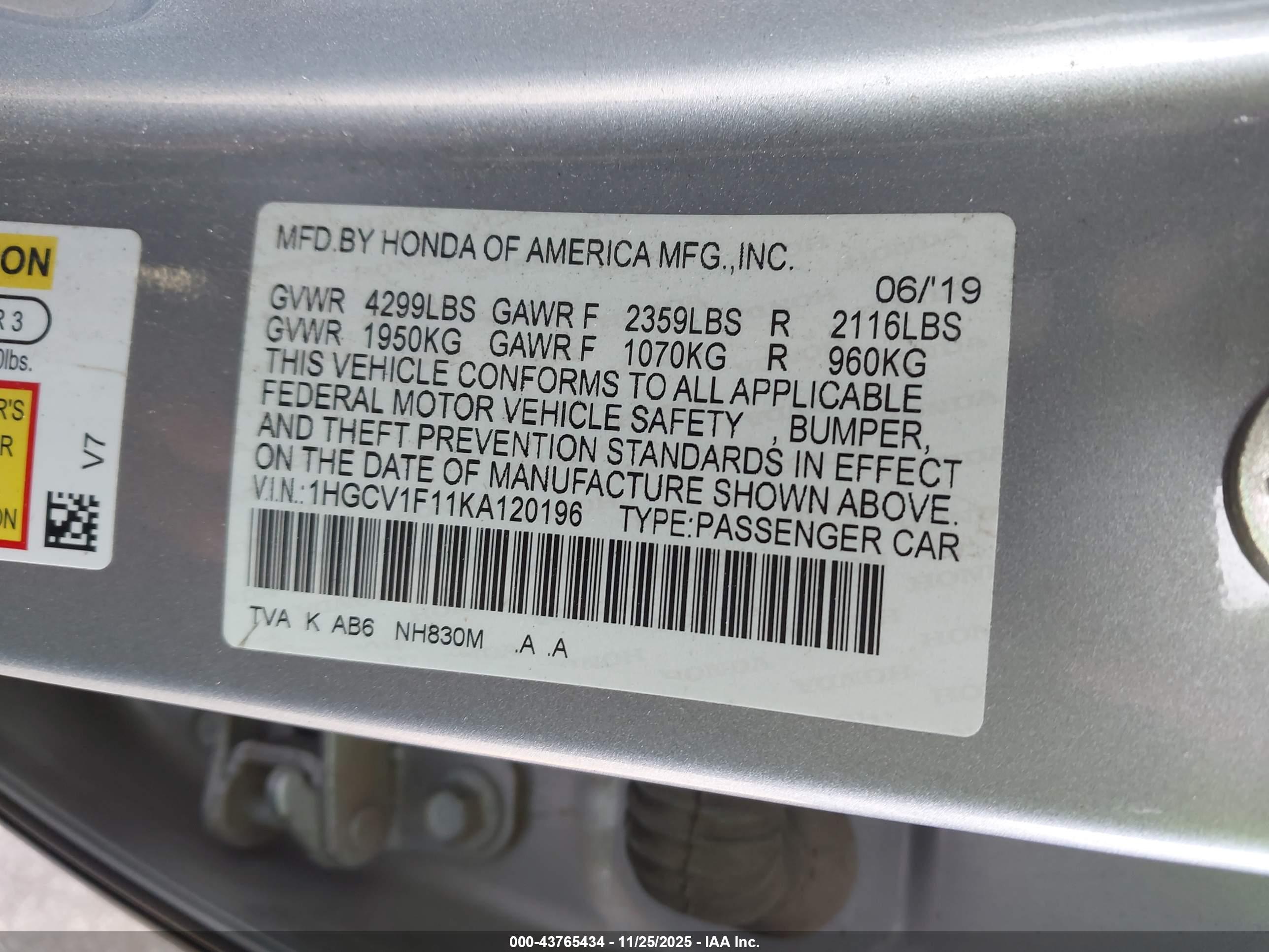 HONDA ACCORD image 9