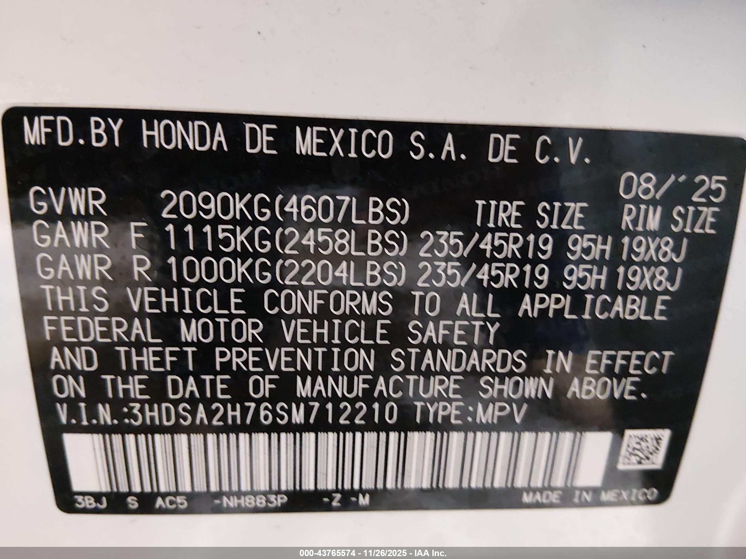 ACURA ADX image 9