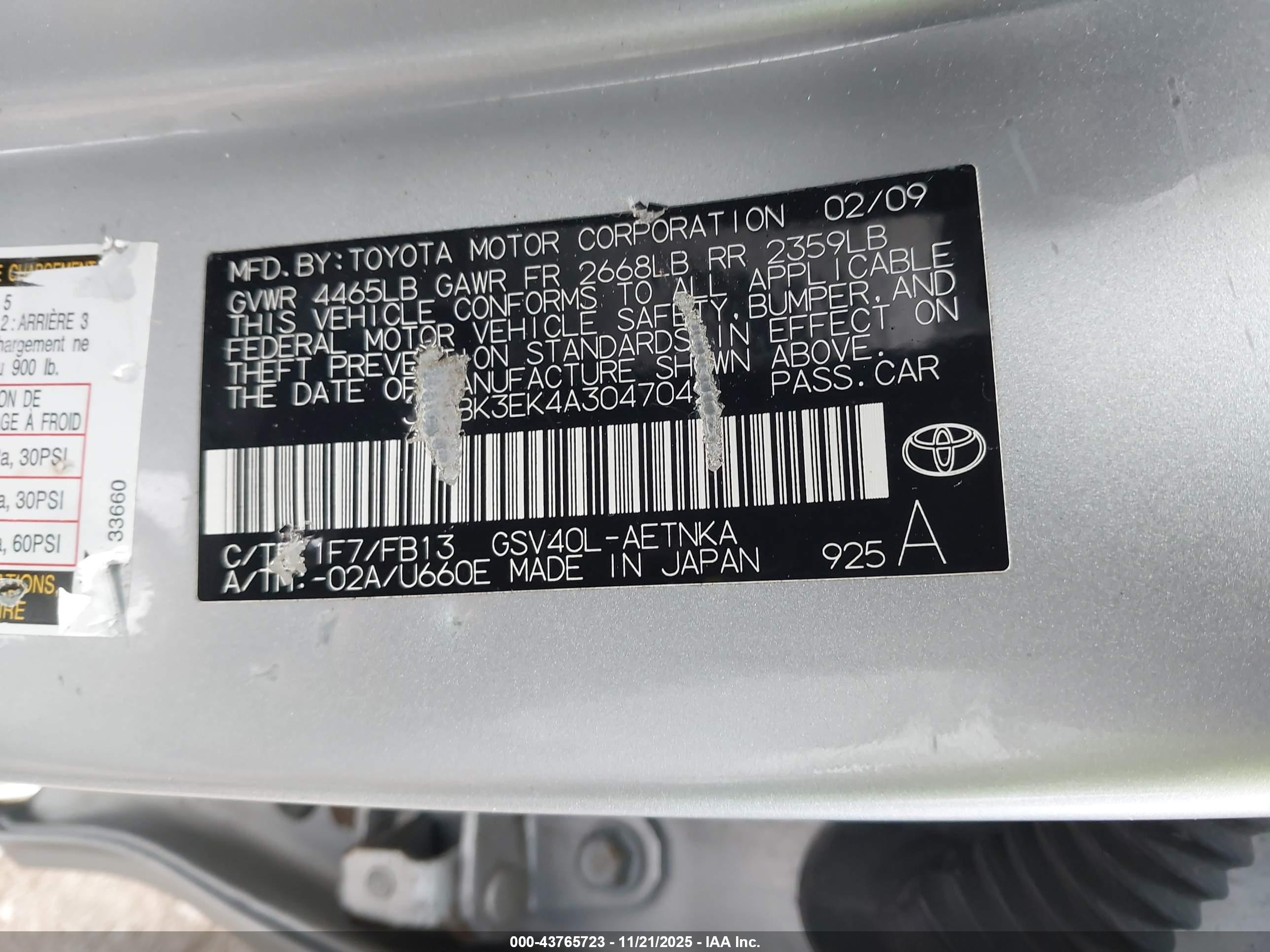 TOYOTA CAMRY image 9