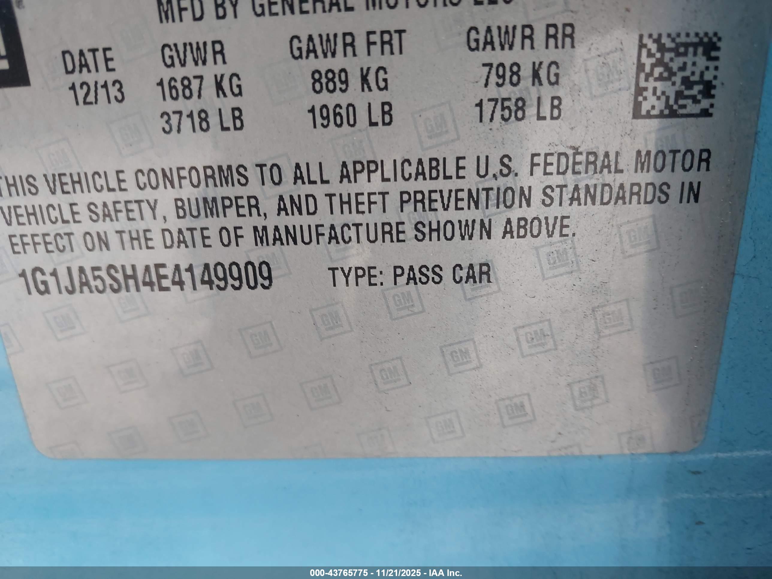 CHEVROLET SONIC image 9