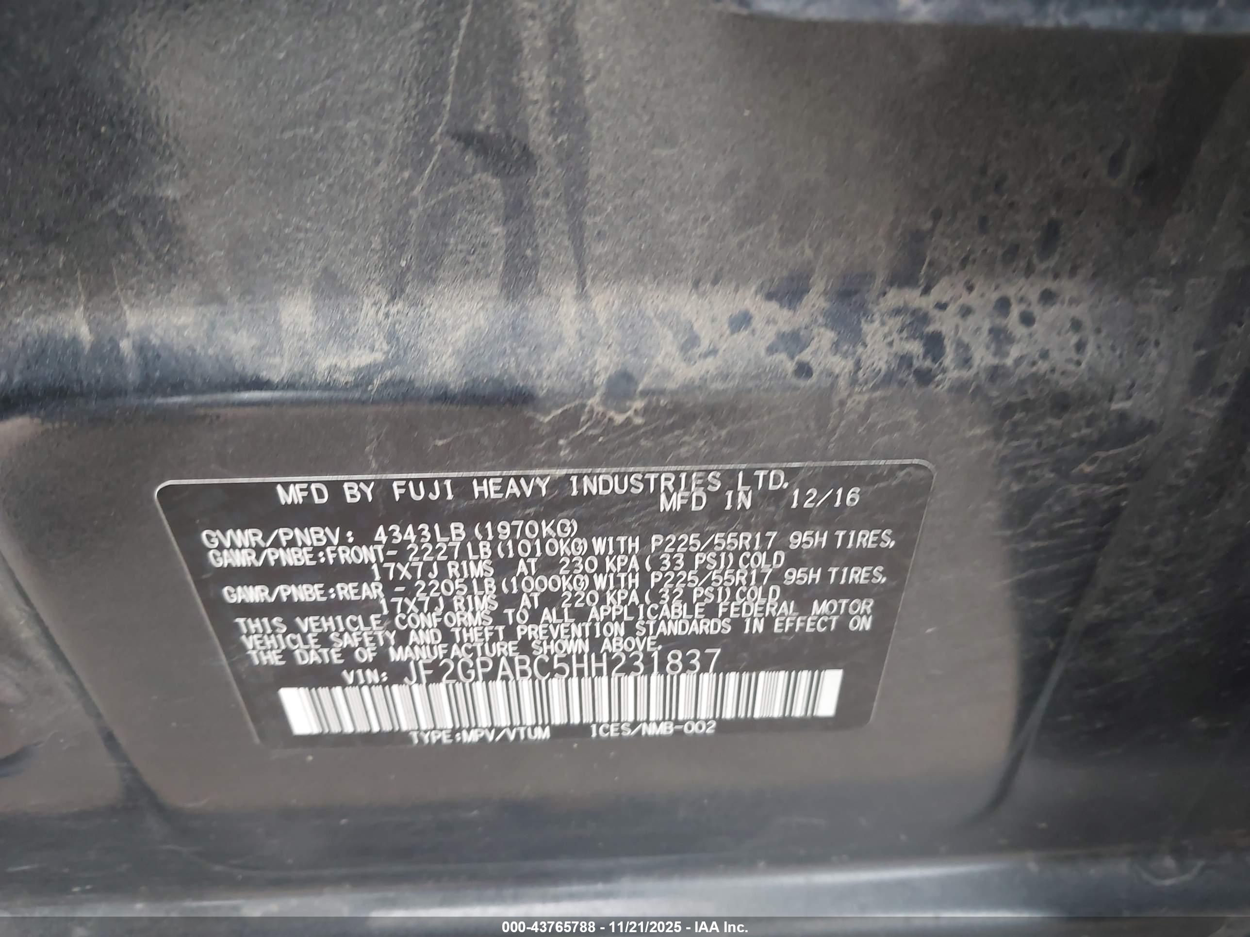 SUBARU CROSSTREK image 9