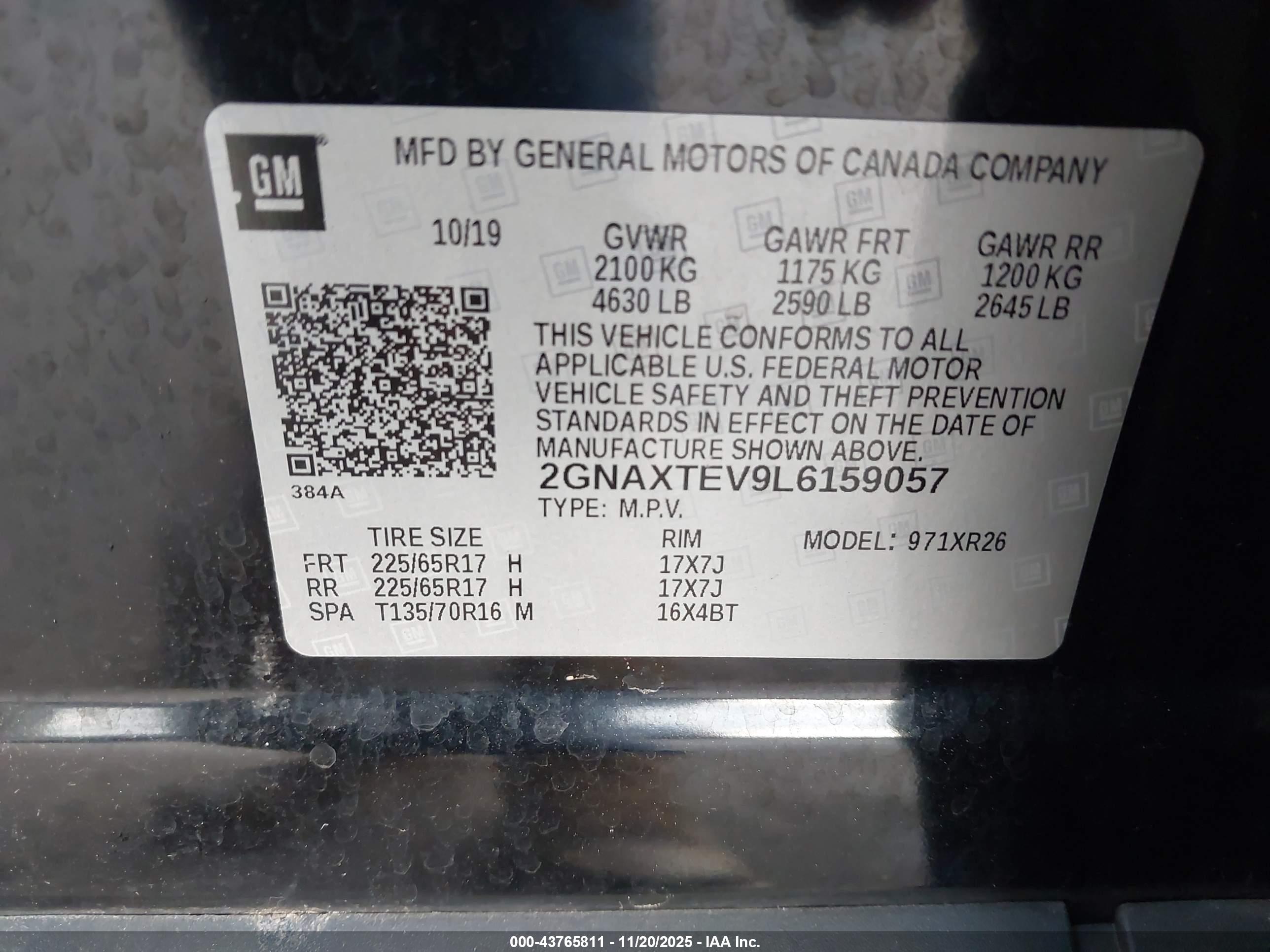 CHEVROLET EQUINOX image 9