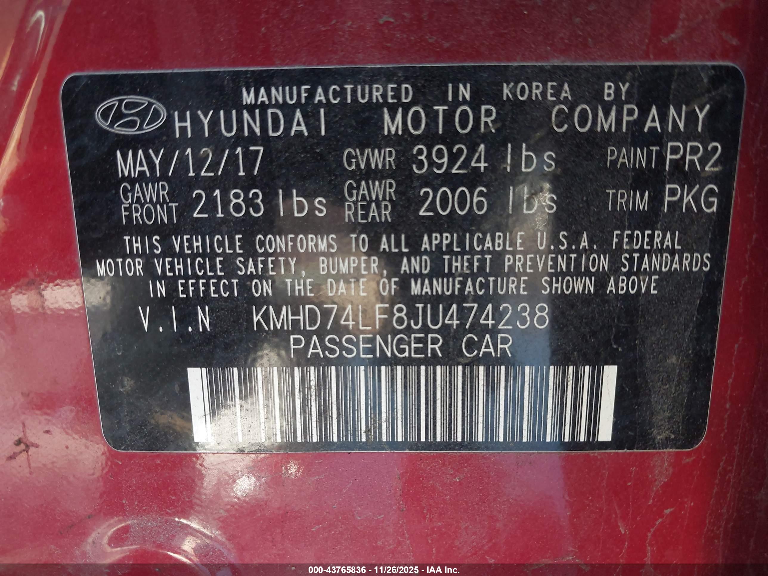 HYUNDAI ELANTRA image 9