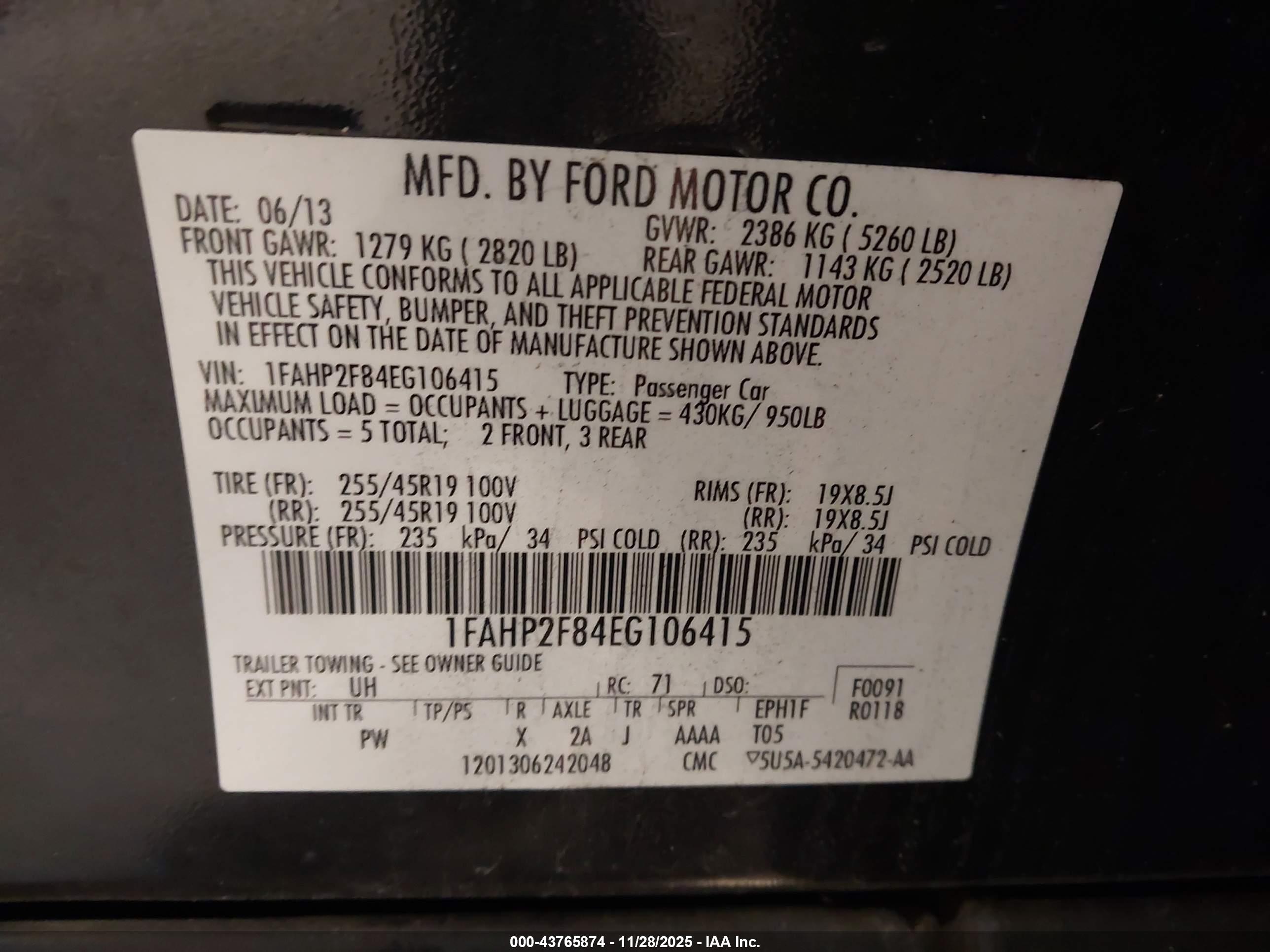 FORD TAURUS image 9