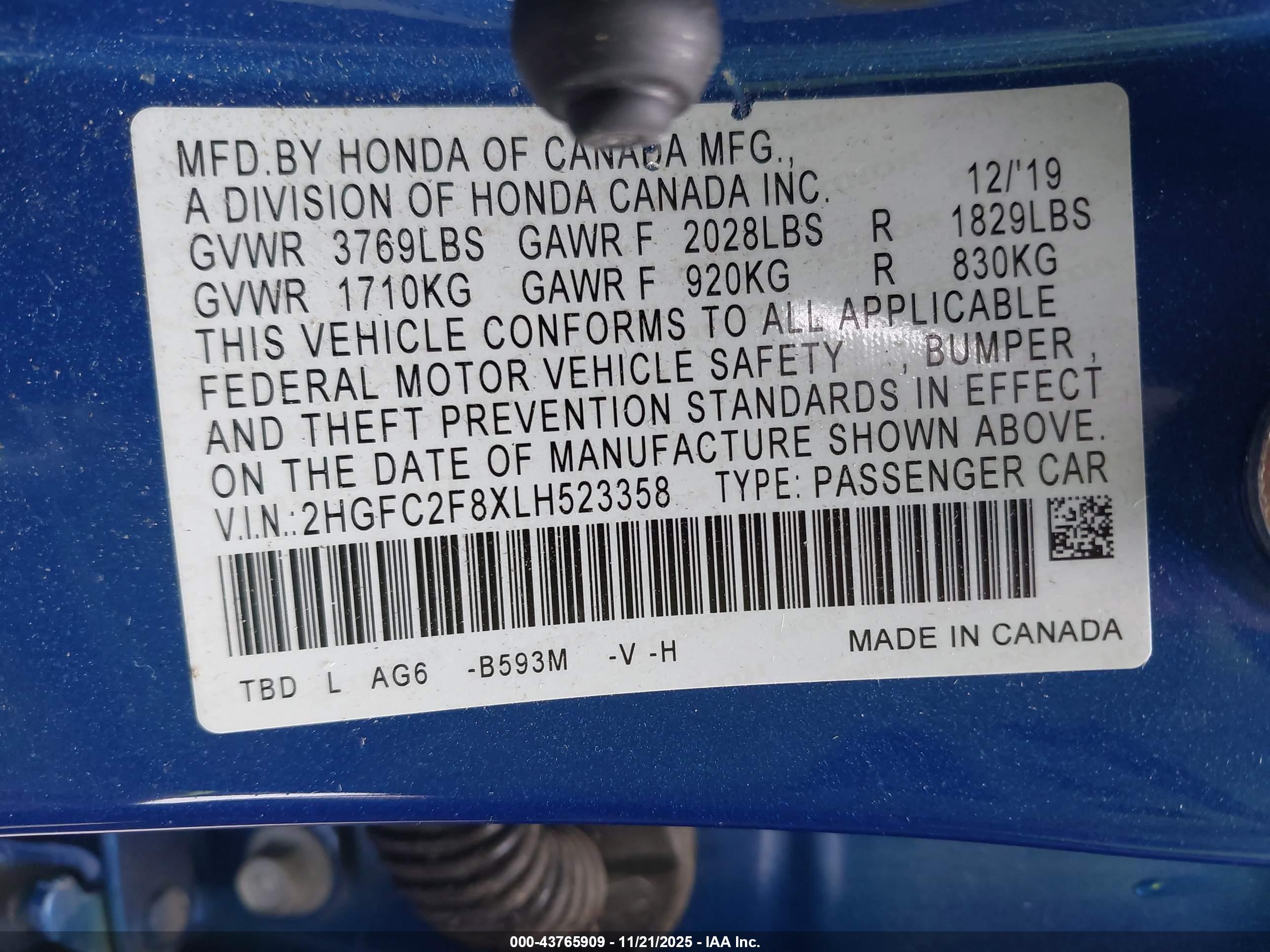 HONDA CIVIC image 9