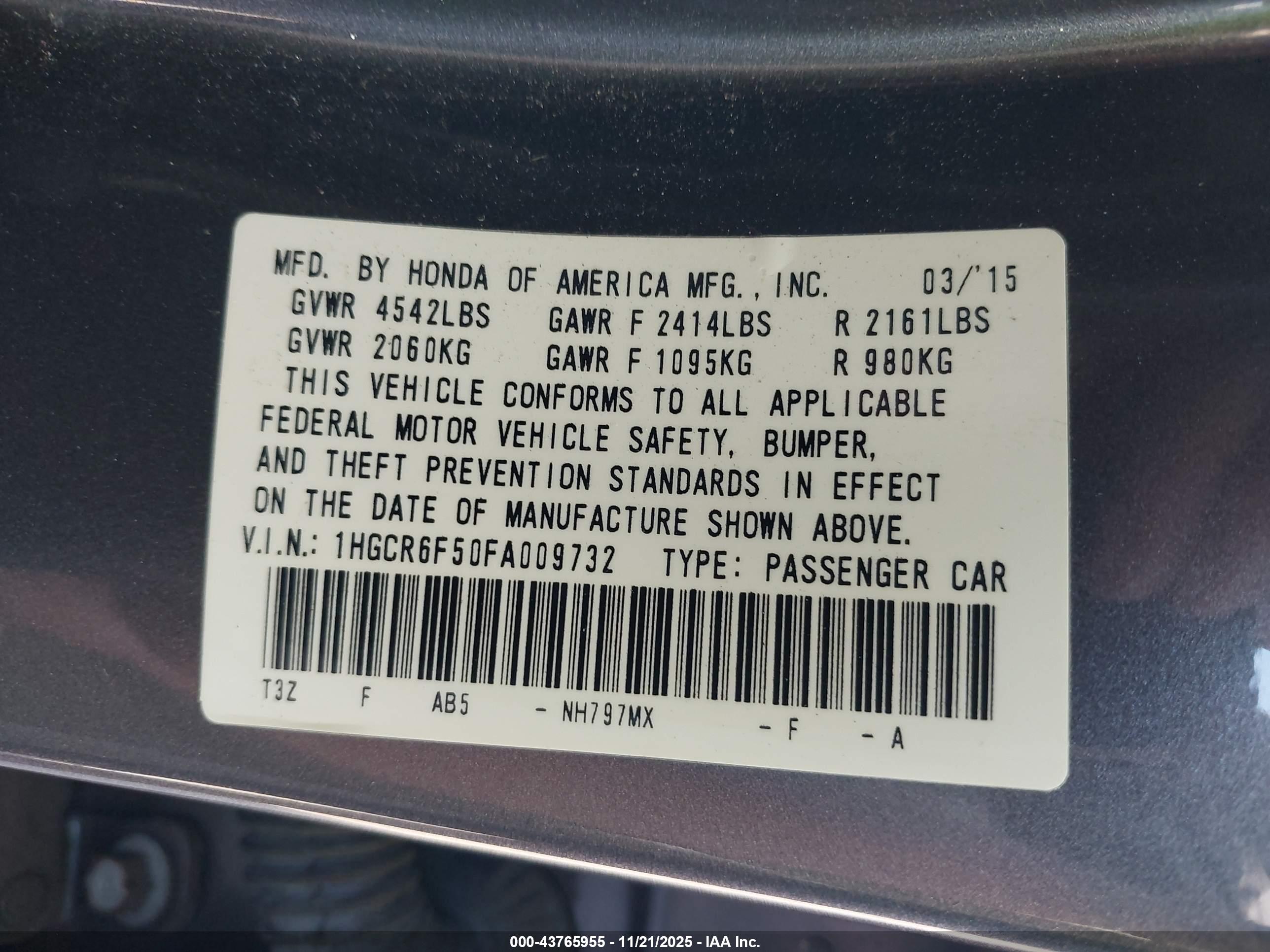 HONDA ACCORD image 9