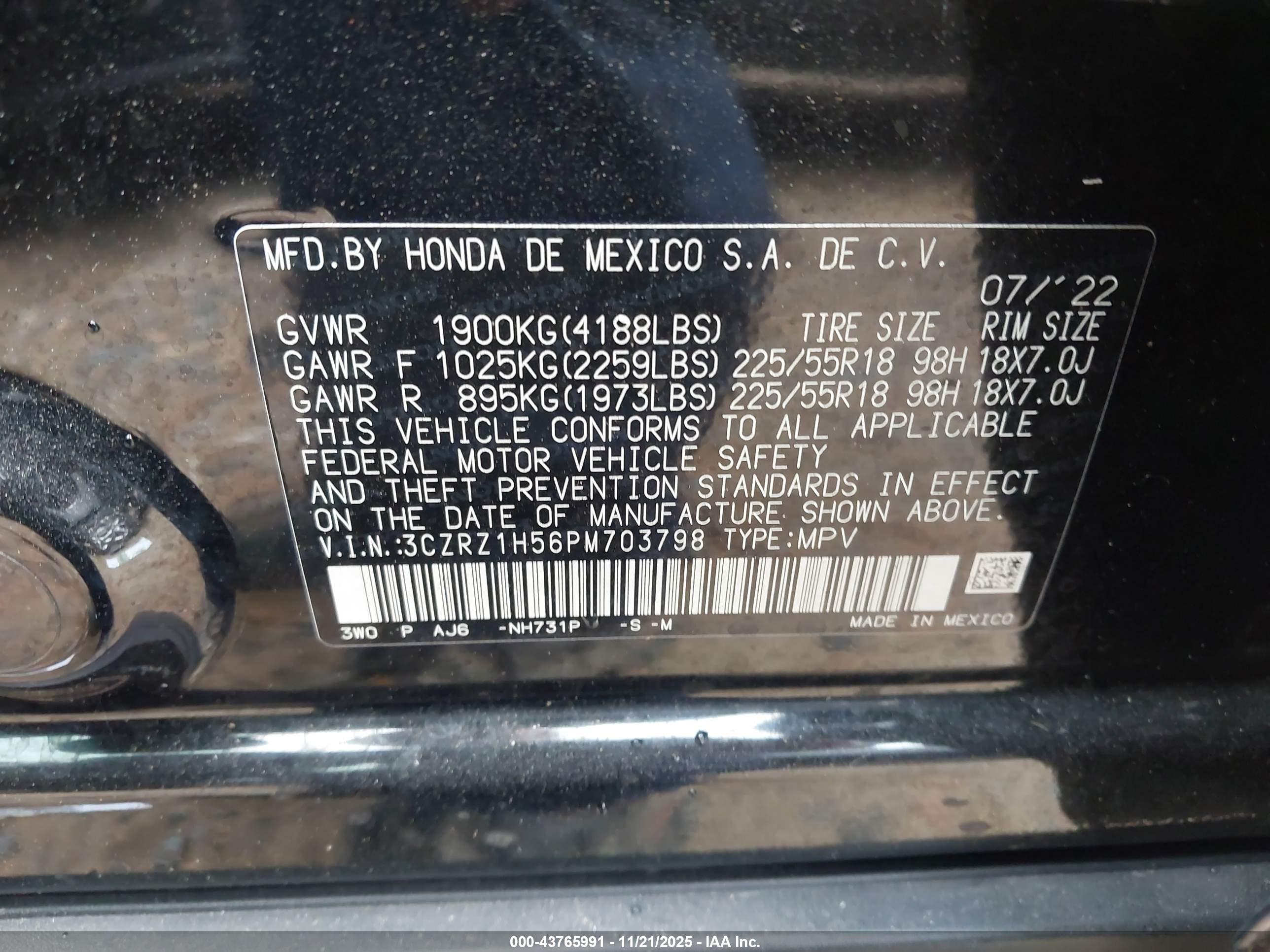 HONDA HR-V image 9