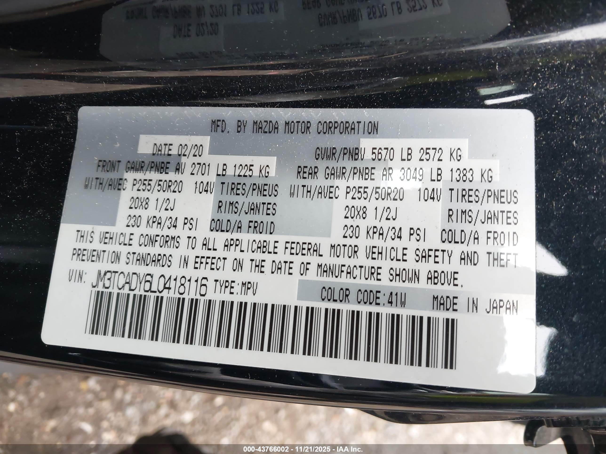 MAZDA CX-9 image 9
