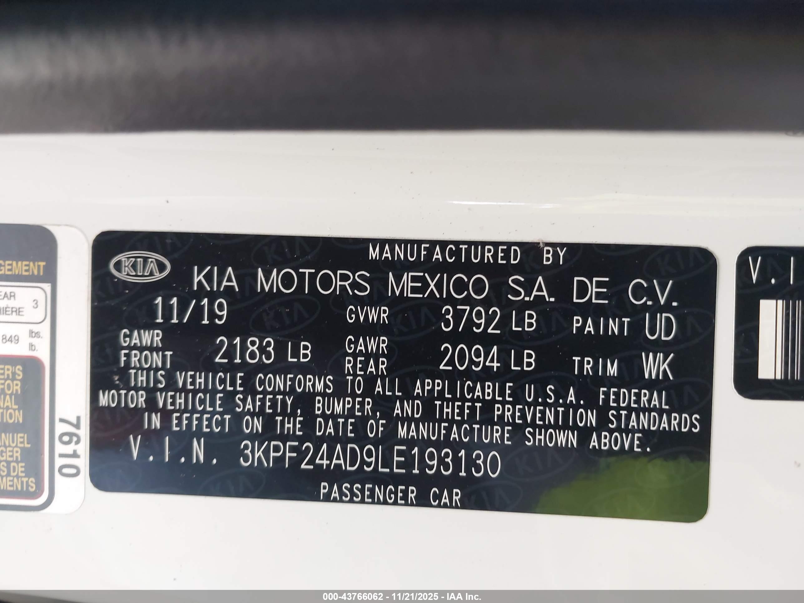 KIA FORTE image 9