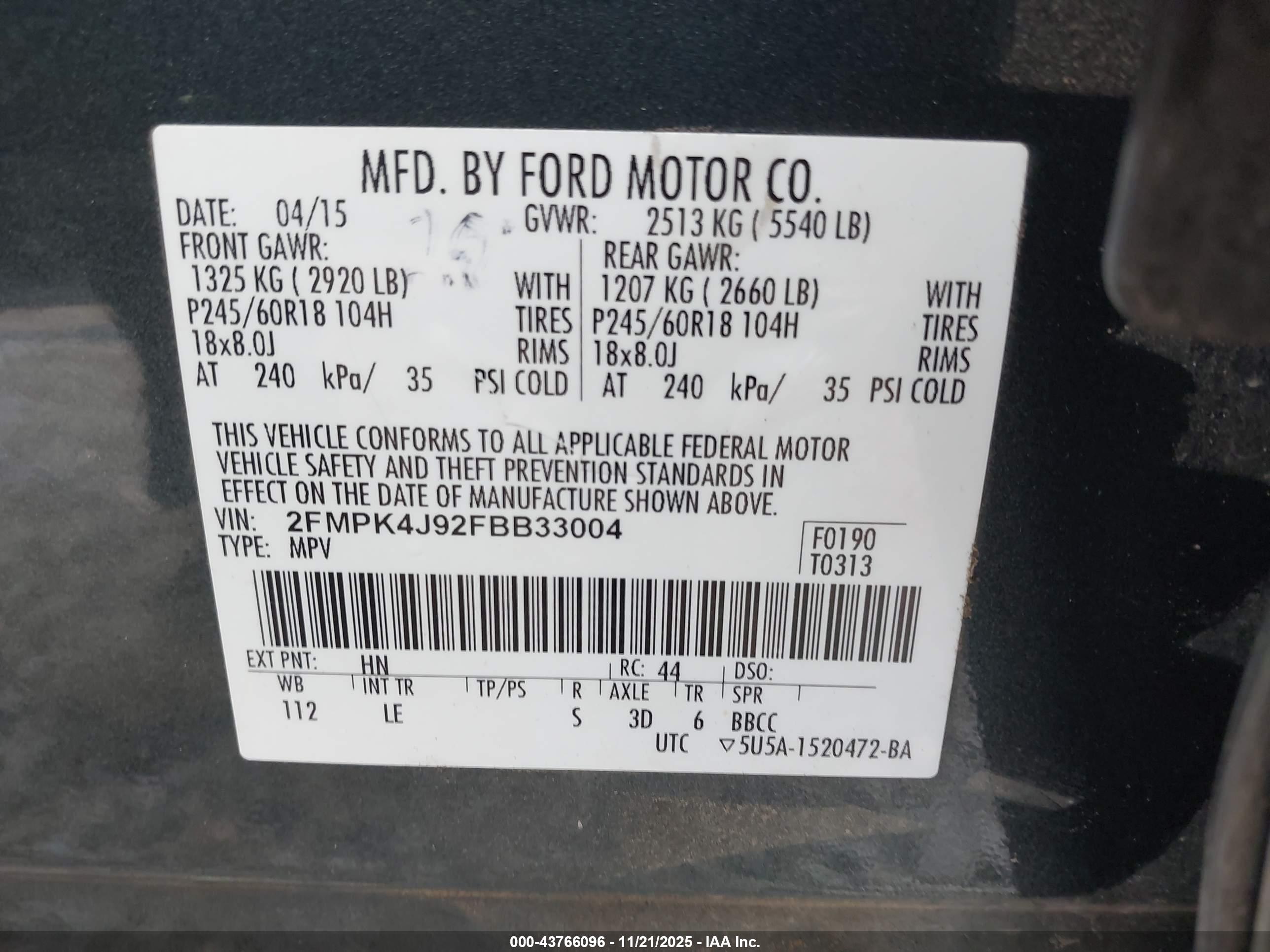 FORD EDGE image 9