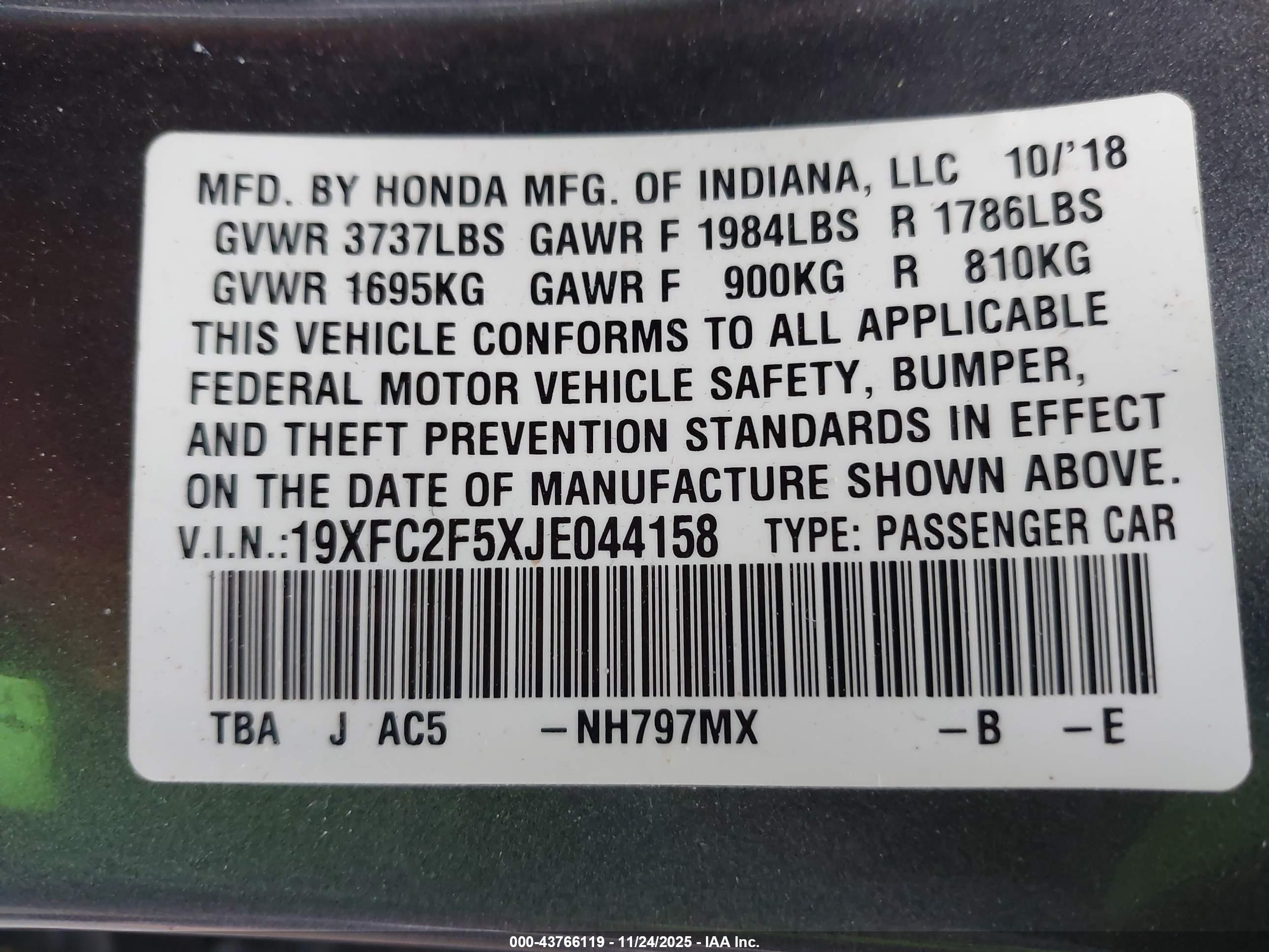 HONDA CIVIC image 9
