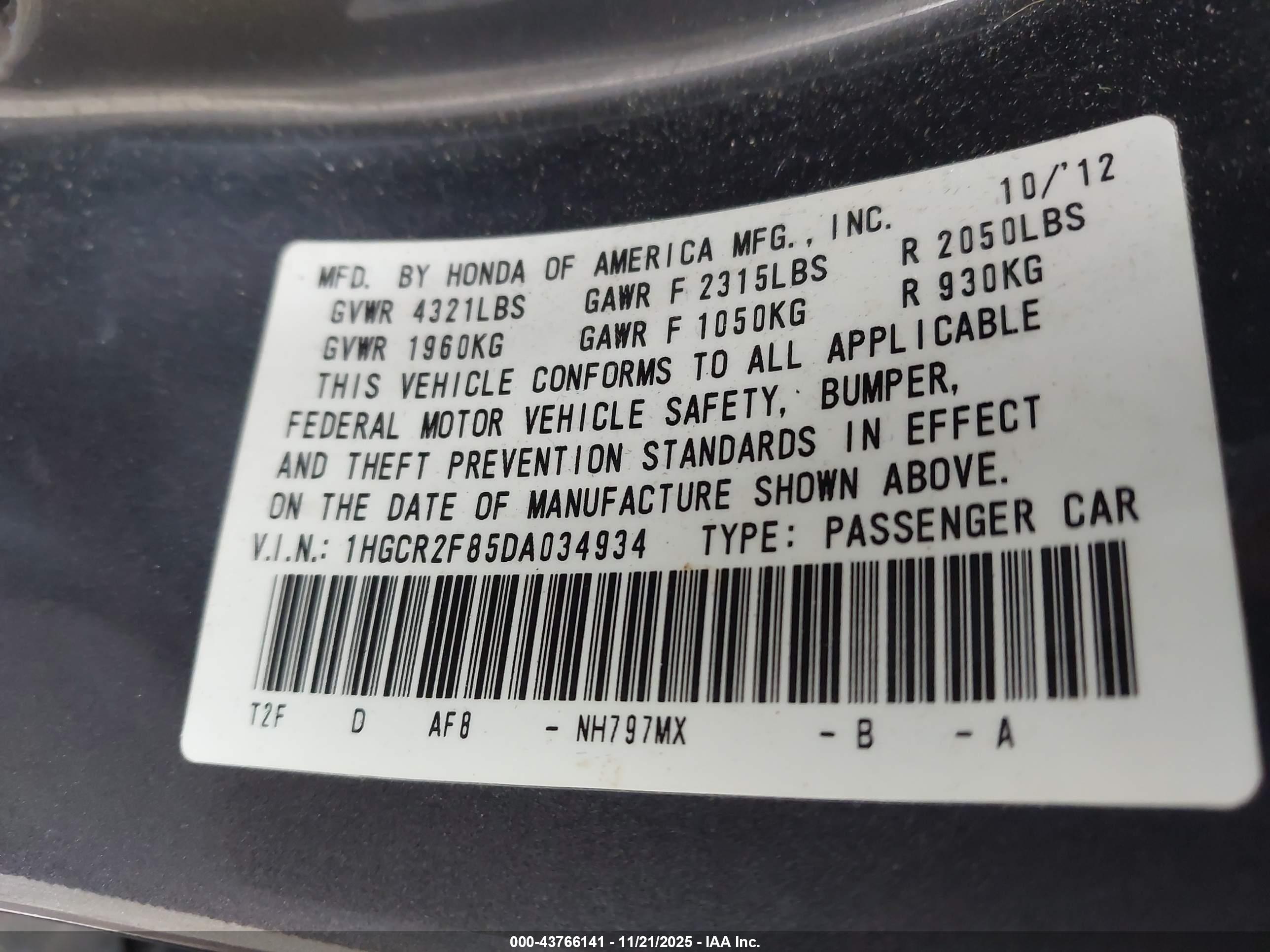 HONDA ACCORD image 9