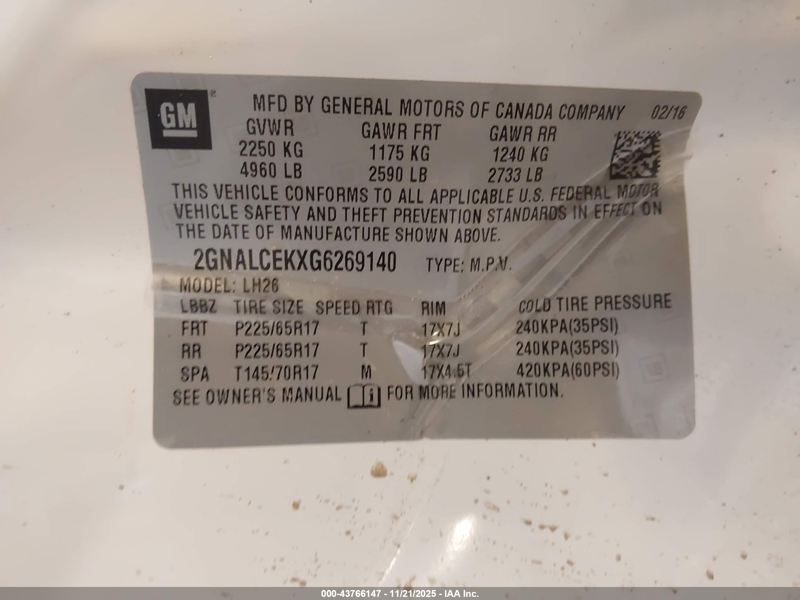 CHEVROLET EQUINOX image 9