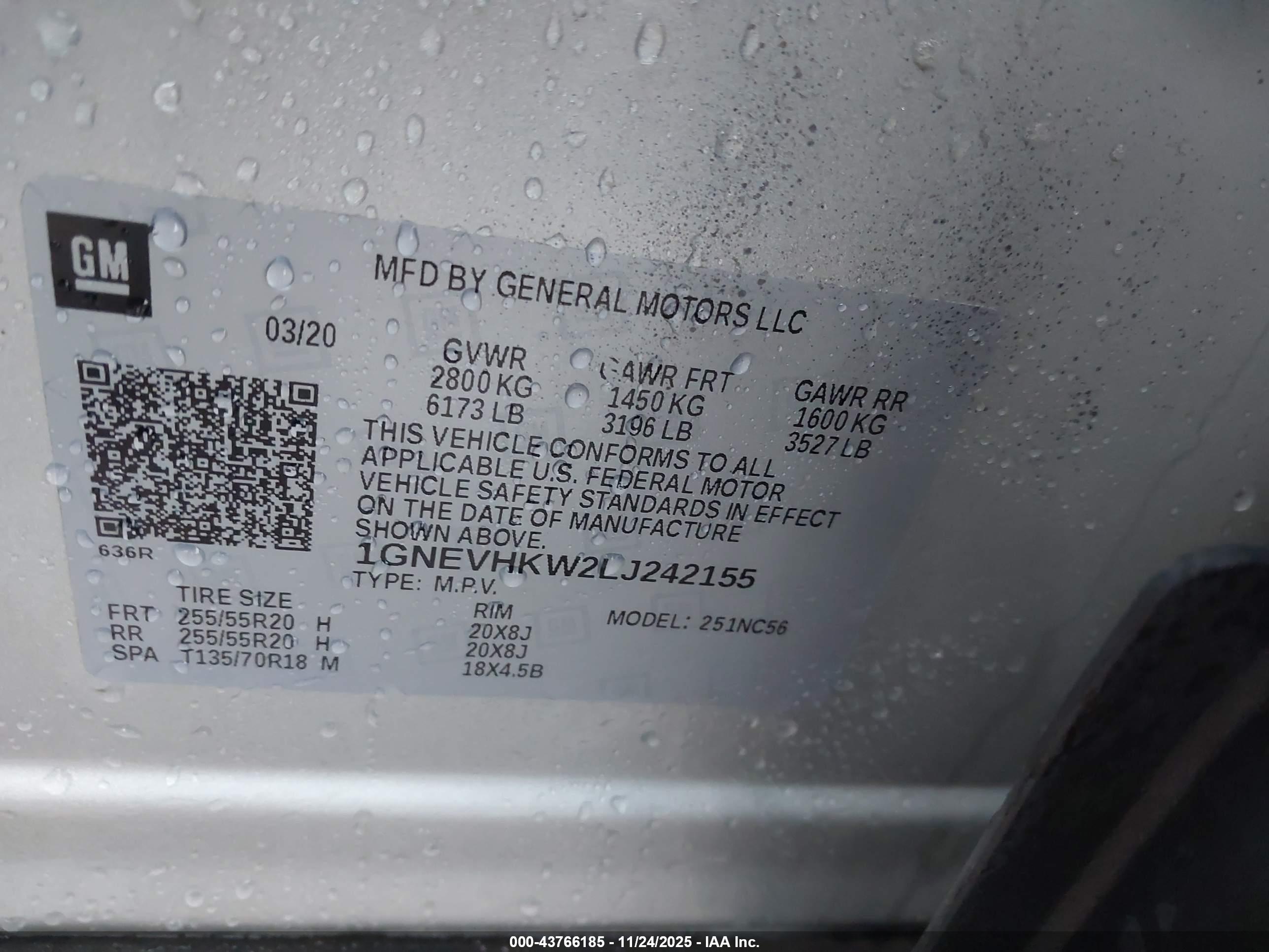 CHEVROLET TRAVERSE image 9