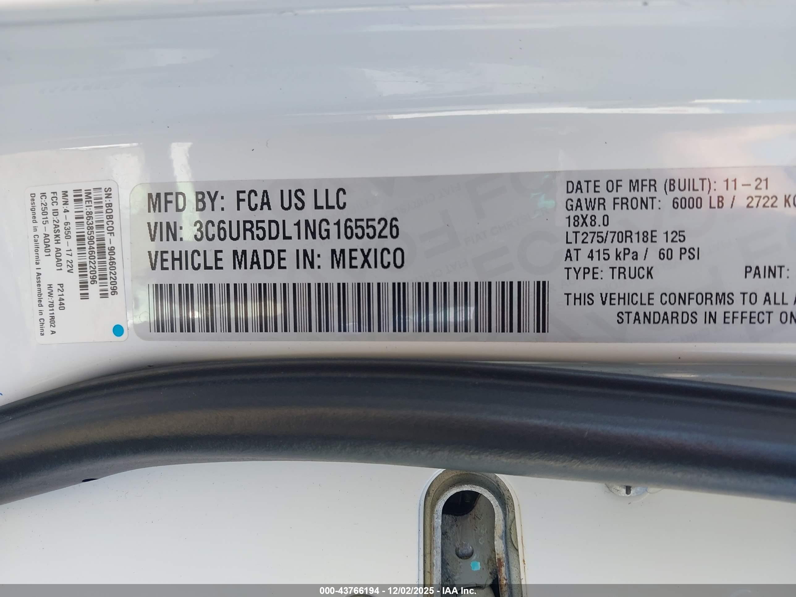 RAM 2500 image 9